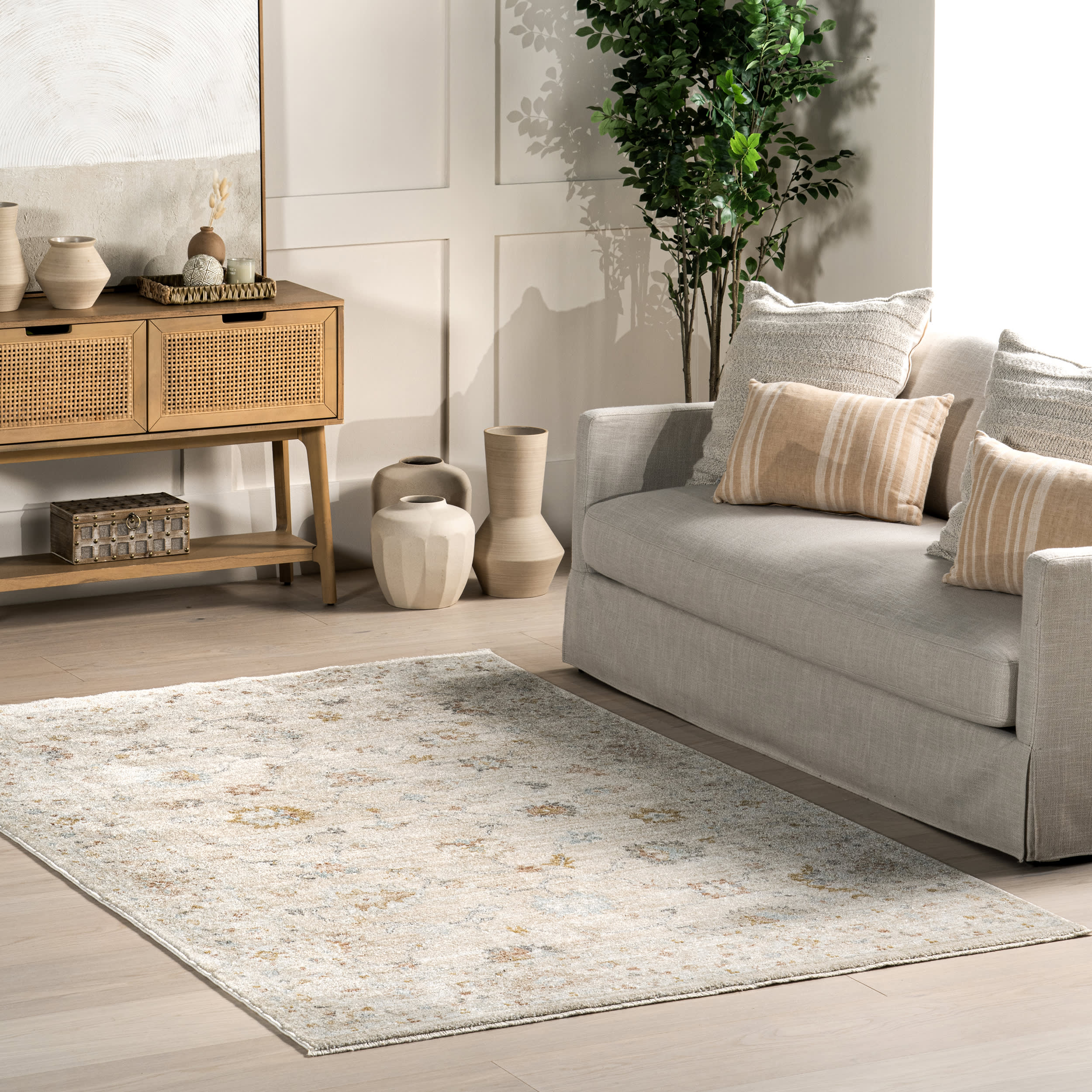 Desiree Medallion Rug | Beige - Image 2
