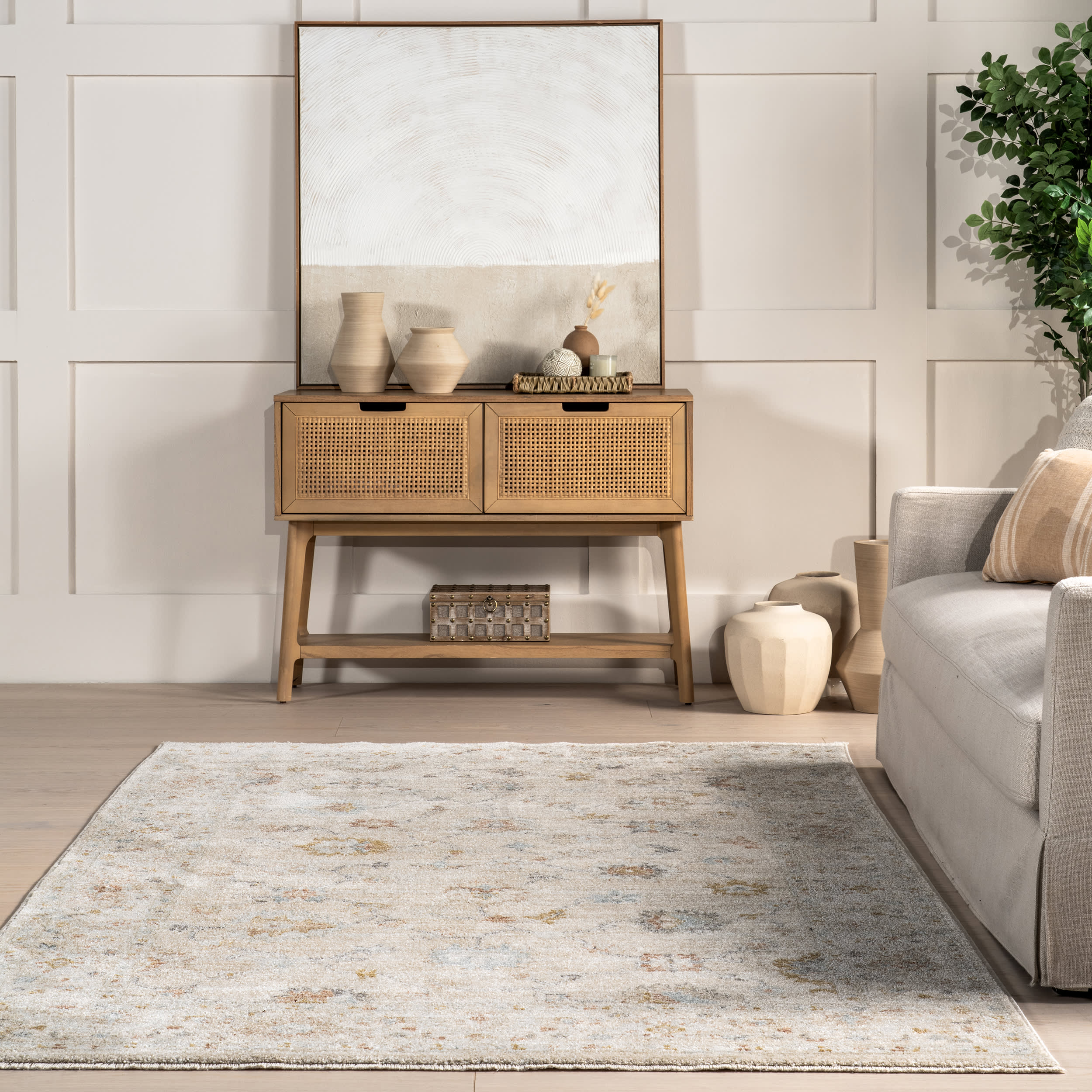 Desiree Medallion Rug | Beige - Image 4