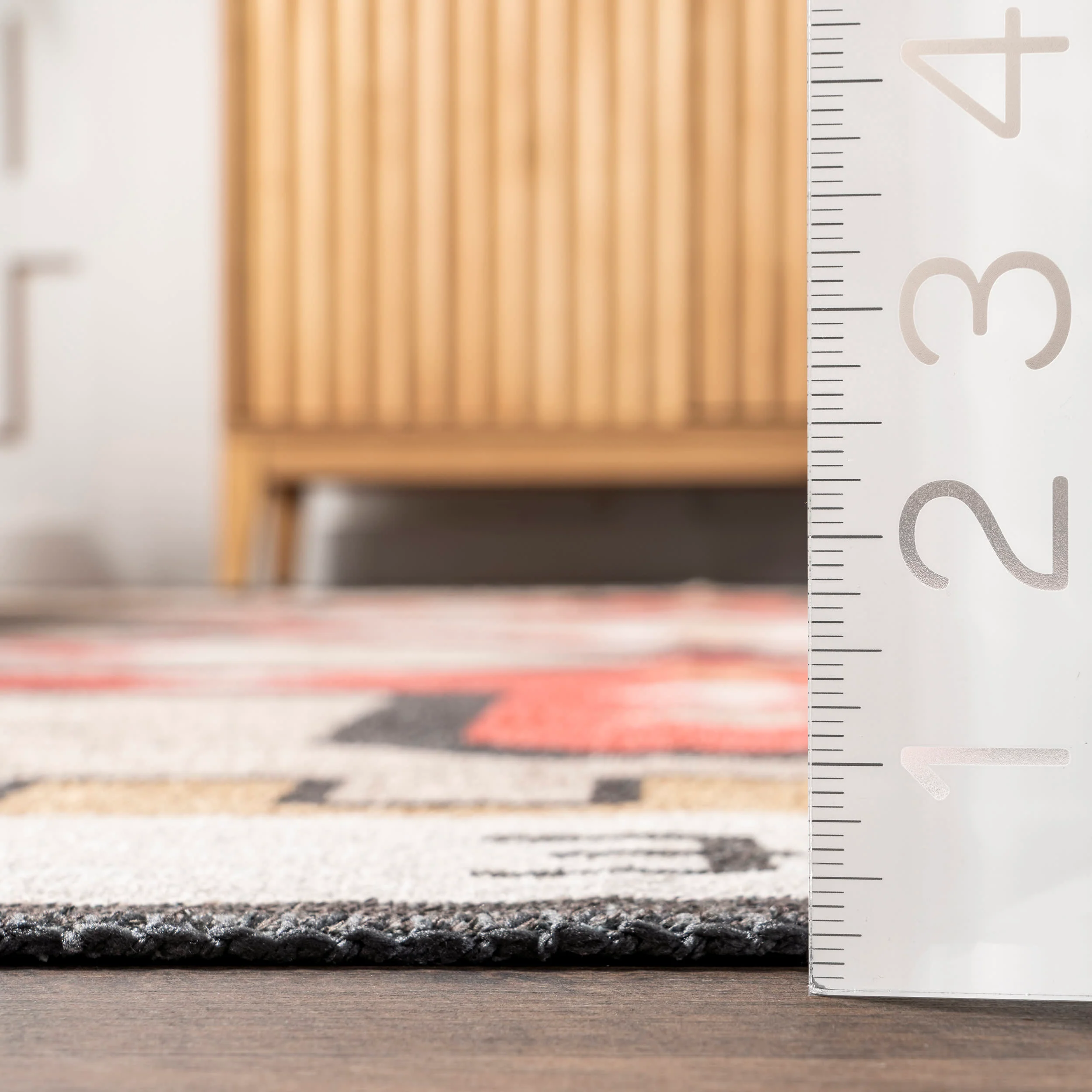 Devon Washable Aztec Rug | Brown - Image 5