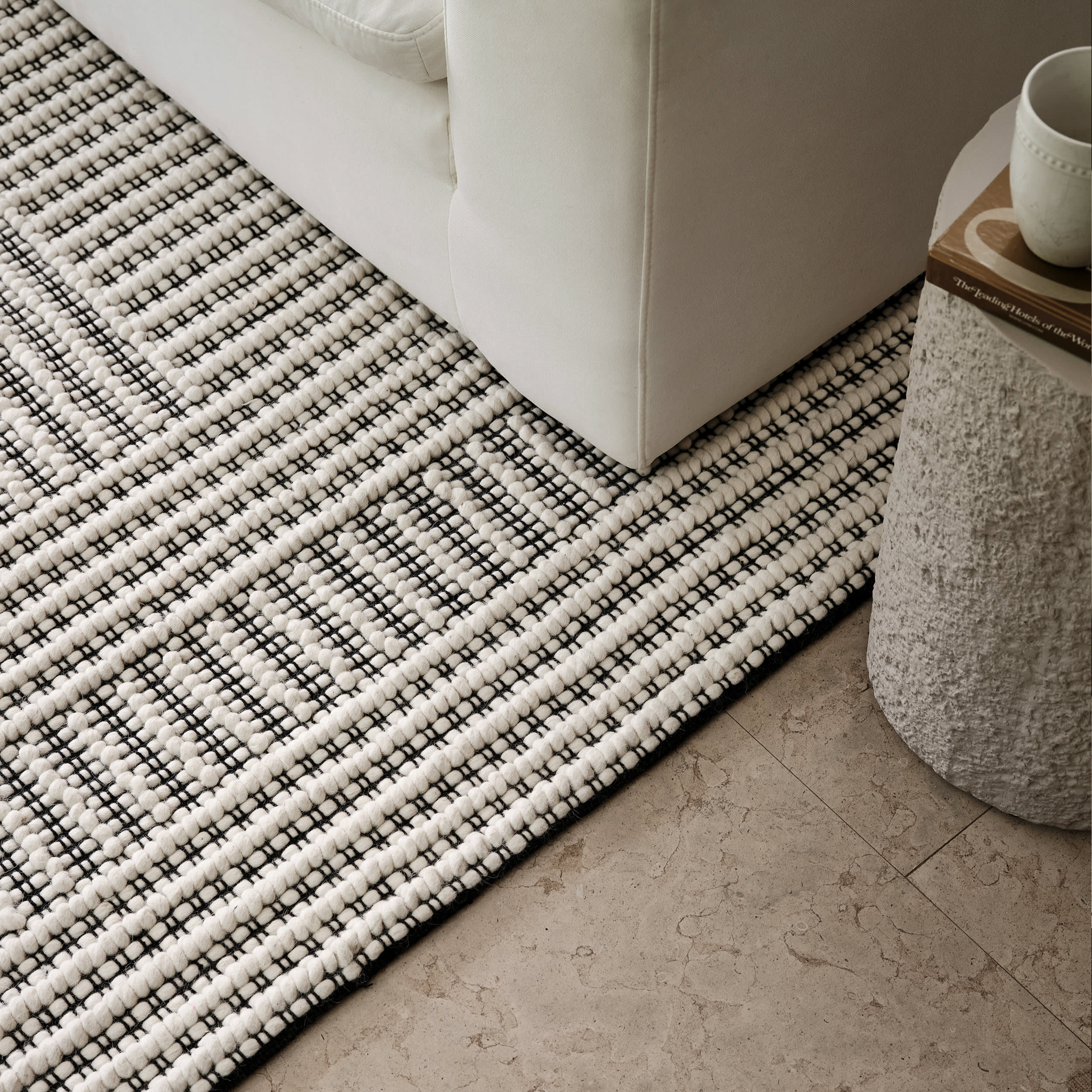 Devon Wool Rug | Ivory - Image 5