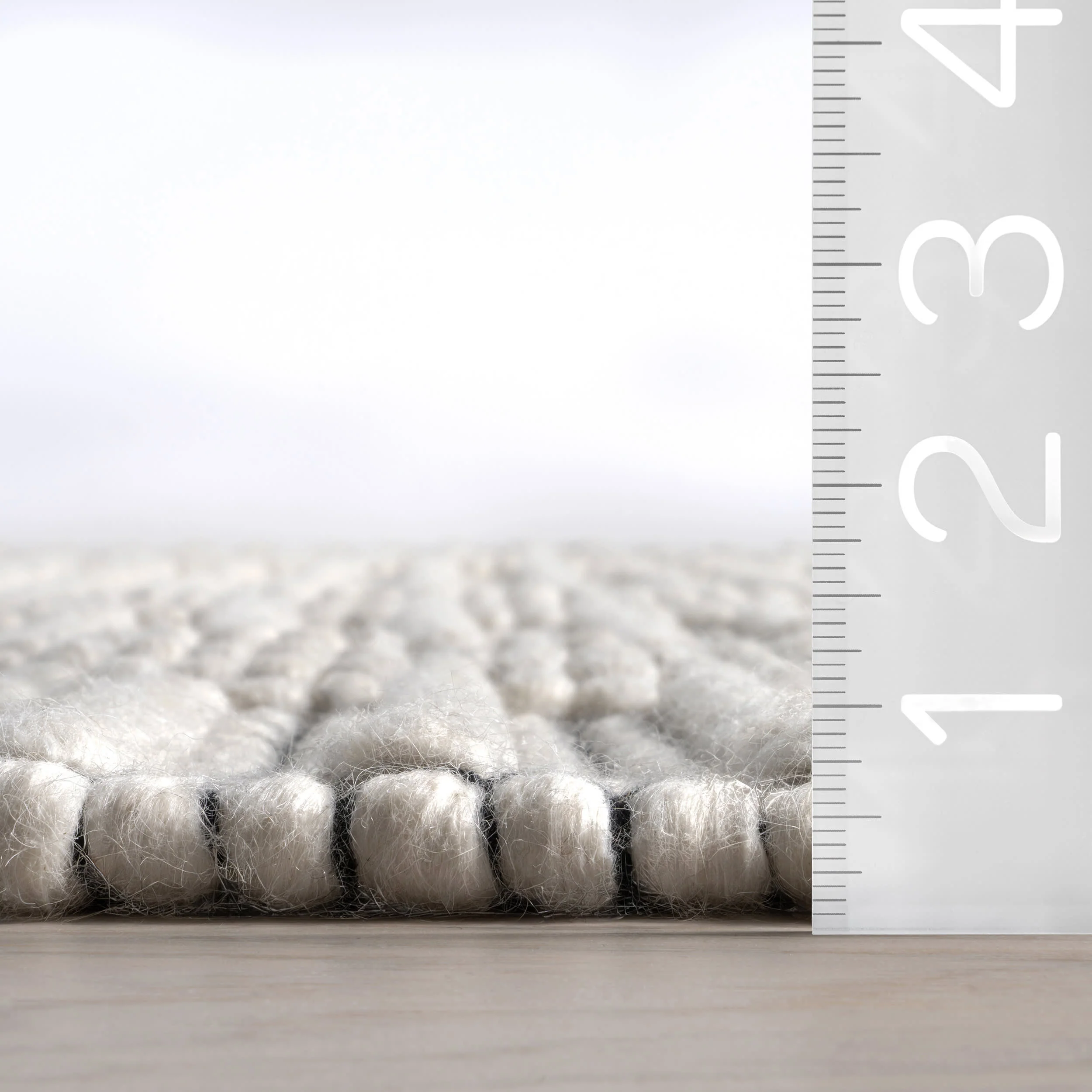 Devon Wool Rug | Ivory - Image 6