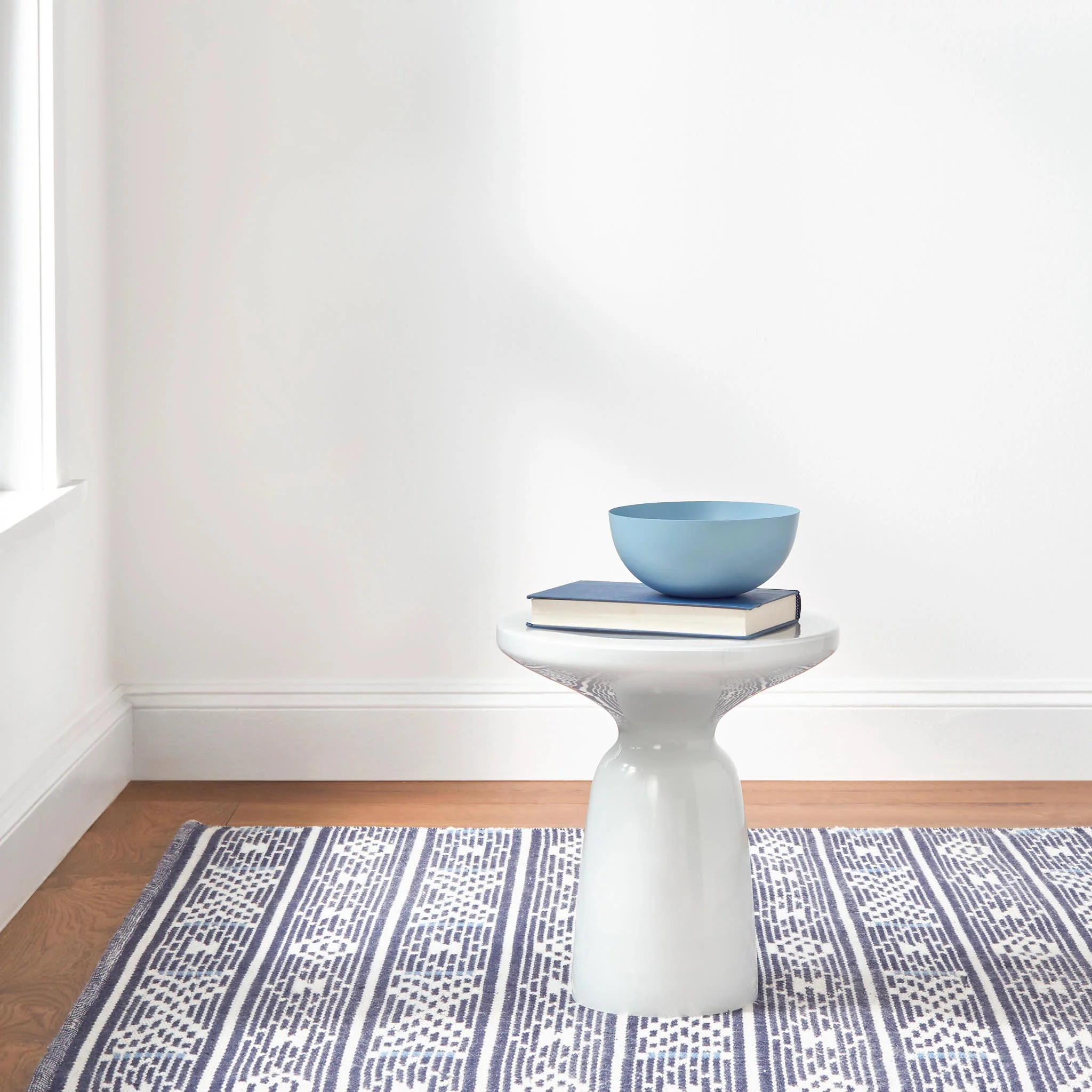 Dharma Handwoven Indoor/Outdoor Rug | Blue - Image 4