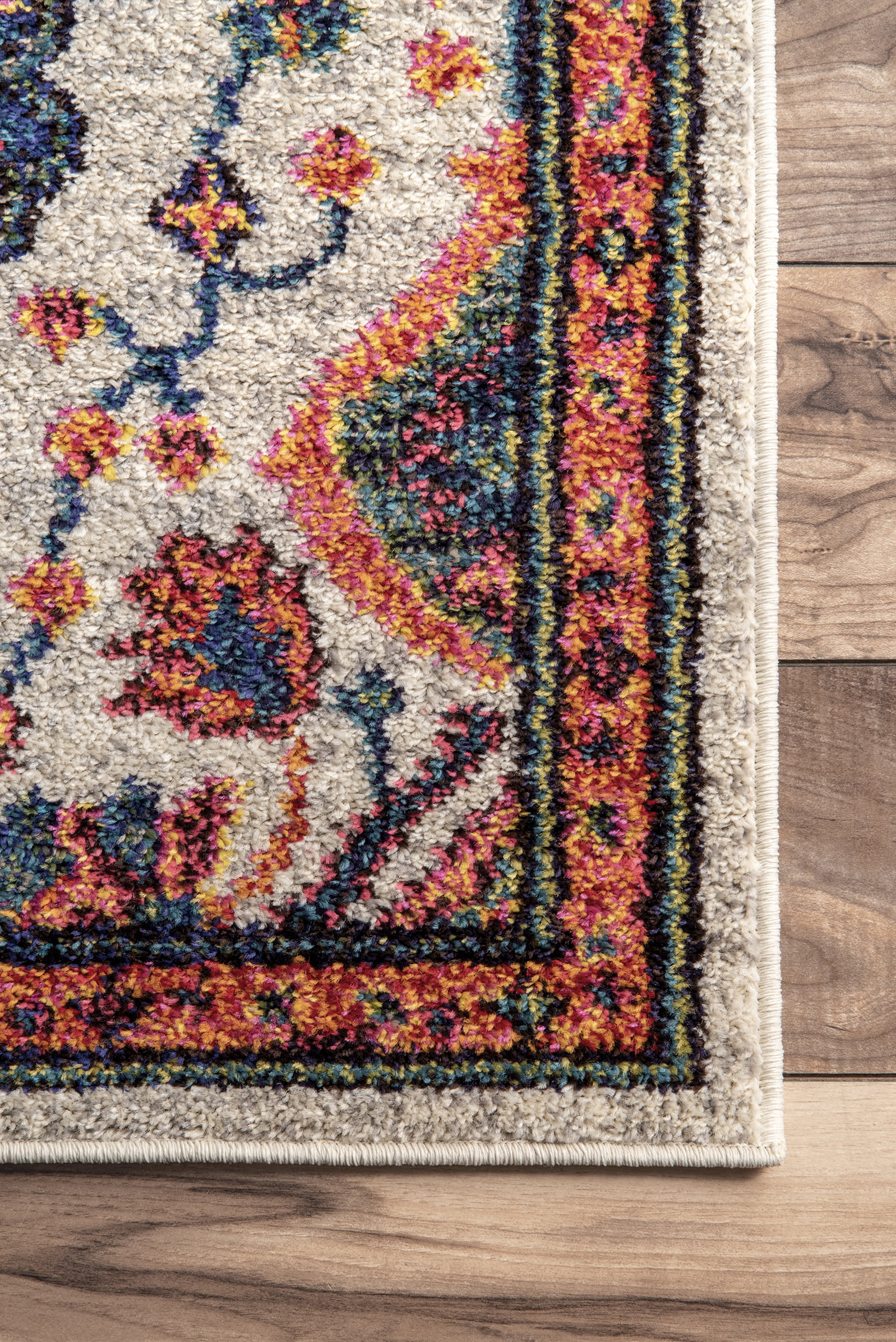Diamond Drops Rug | Orange - Image 3