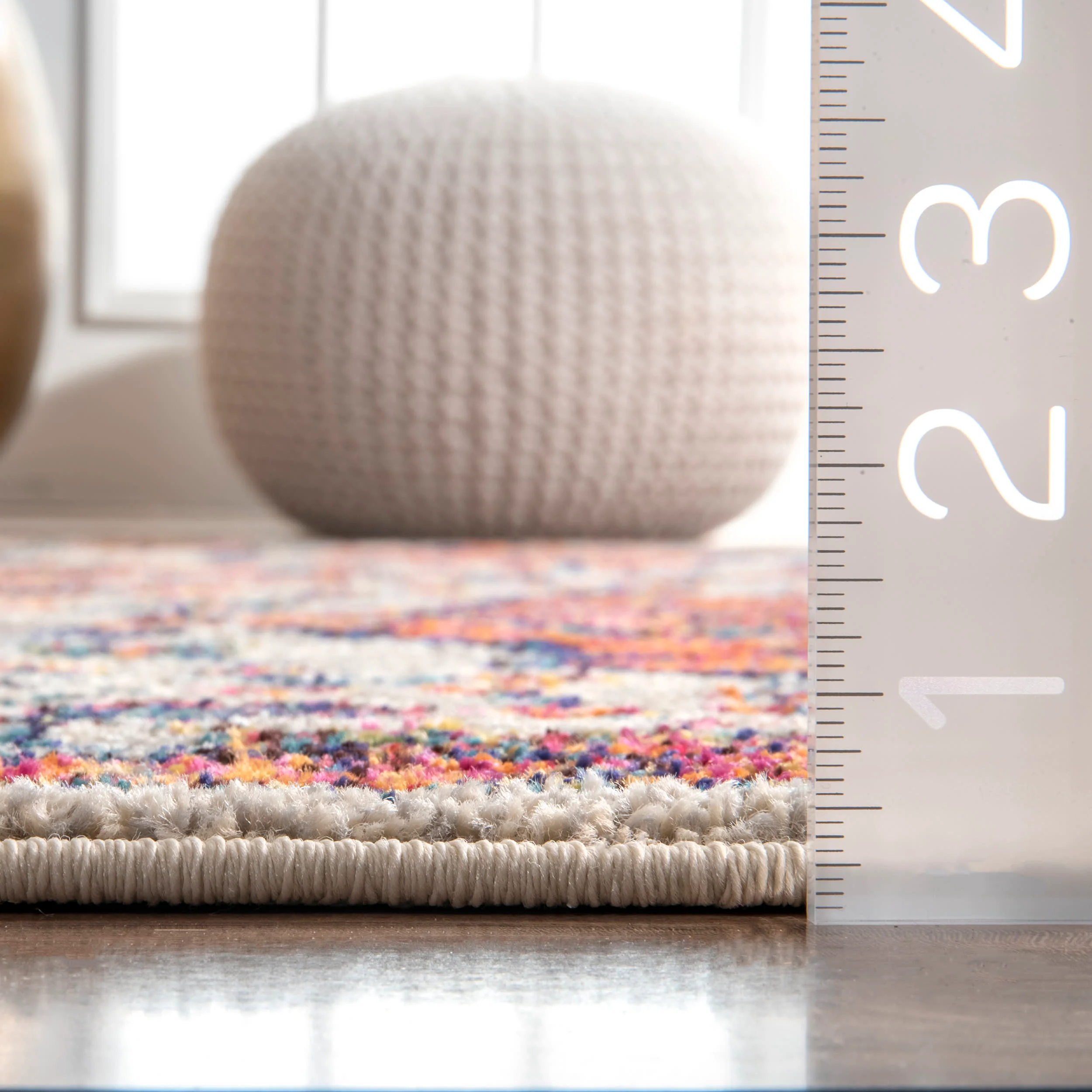 Diamond Drops Rug | Orange - Image 5