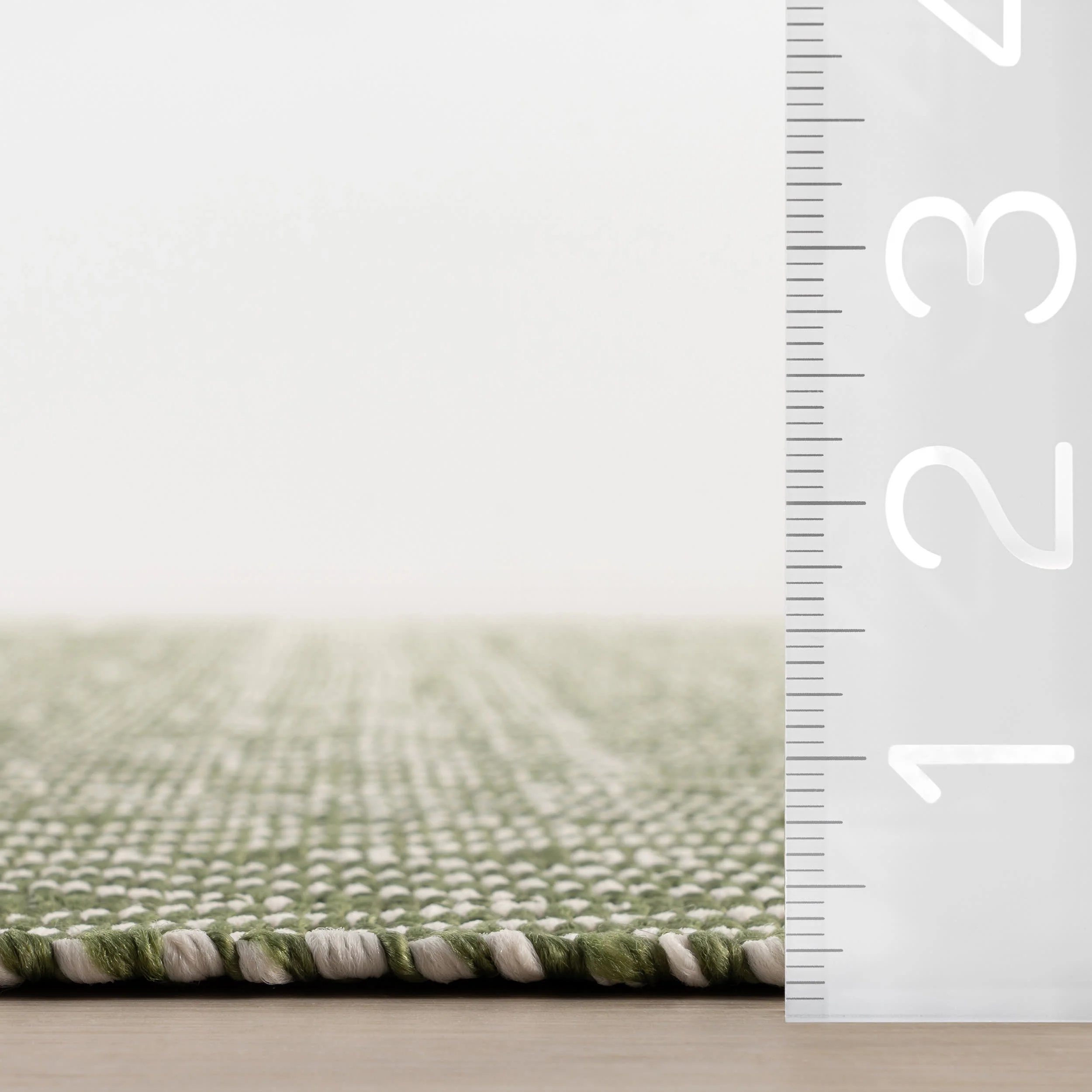 Diamond Handwoven Indoor/Outdoor Rug | Sage - Image 6