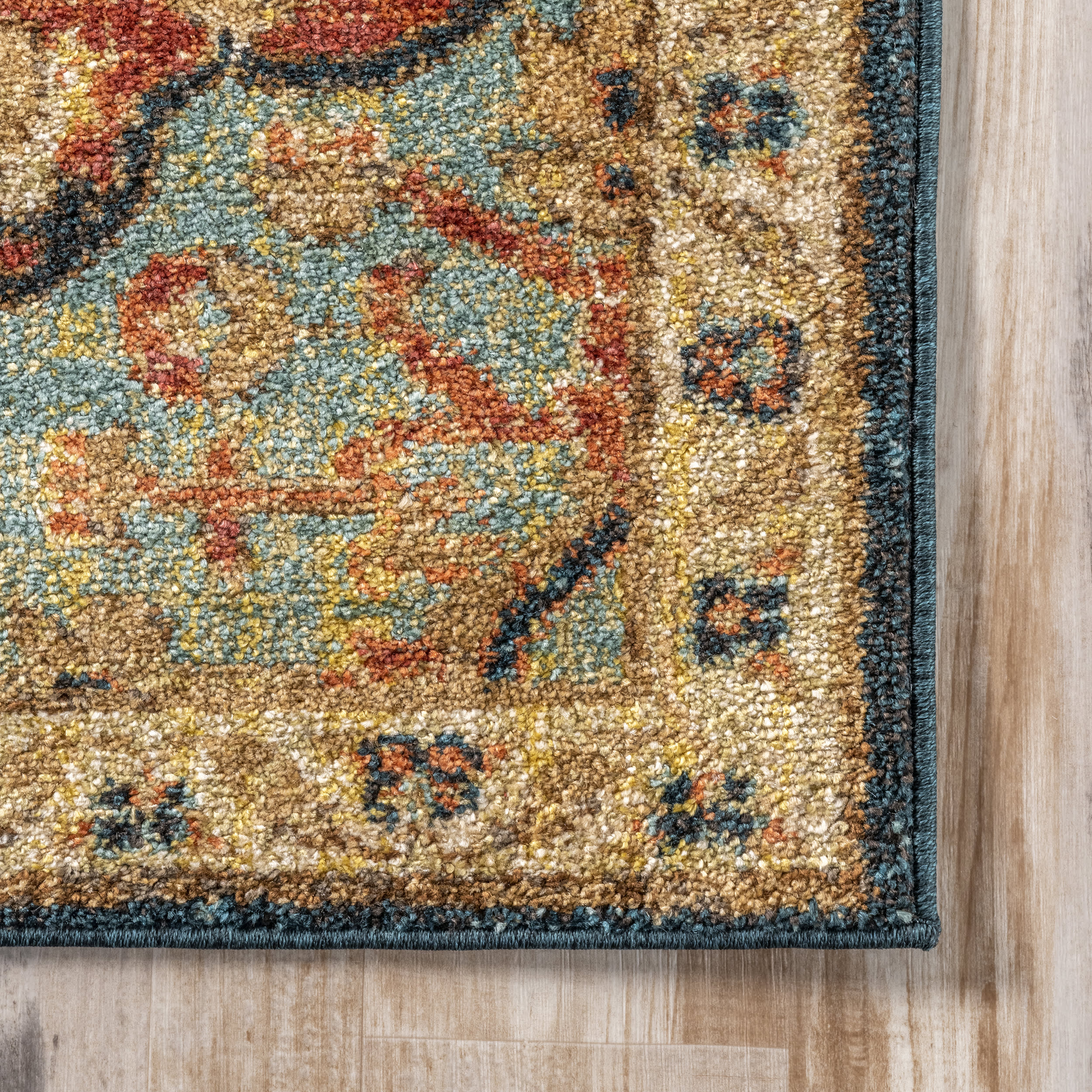 Diamond Medallion Rug | Green - Image 3