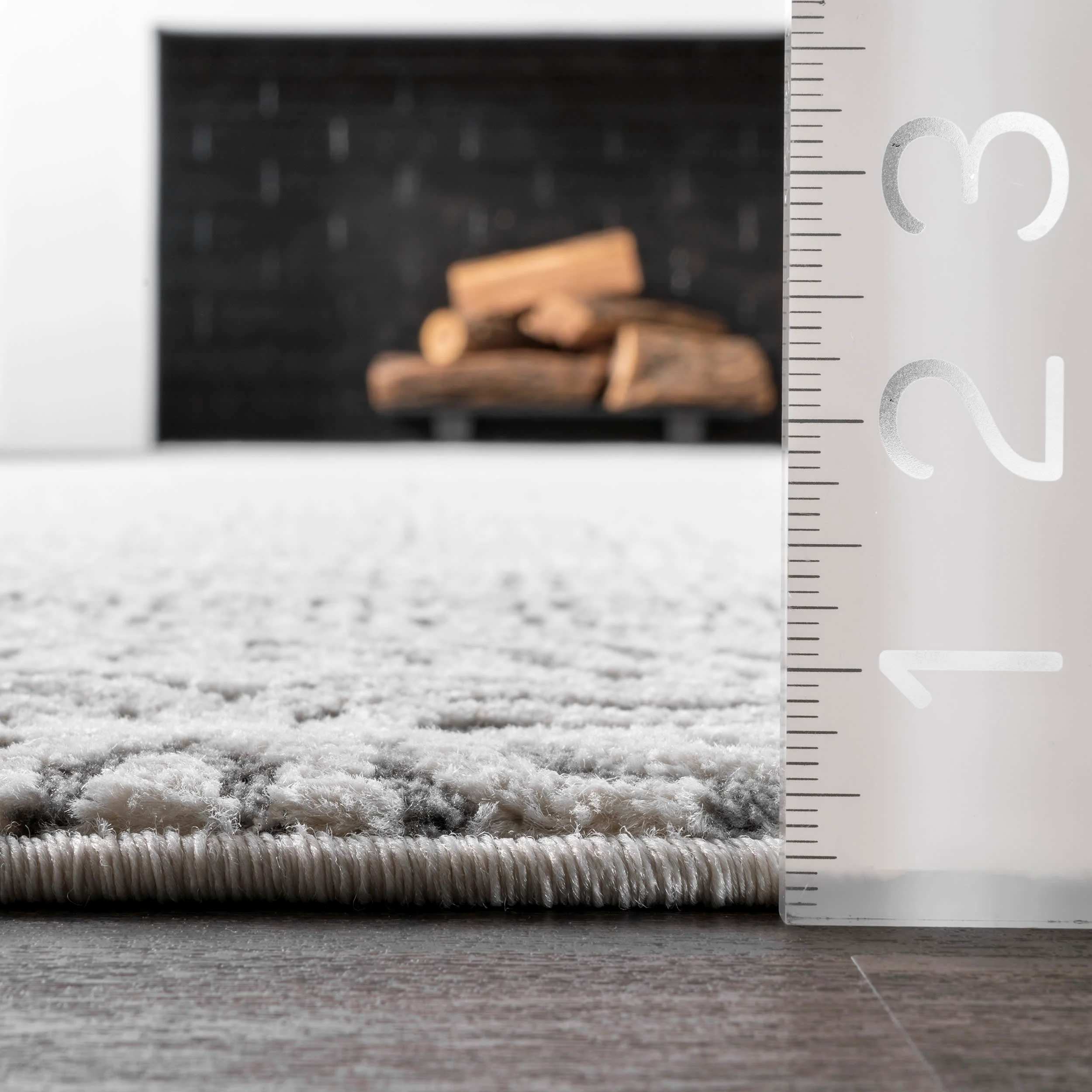 Diamond Mosaic Rug | Grey - Image 5