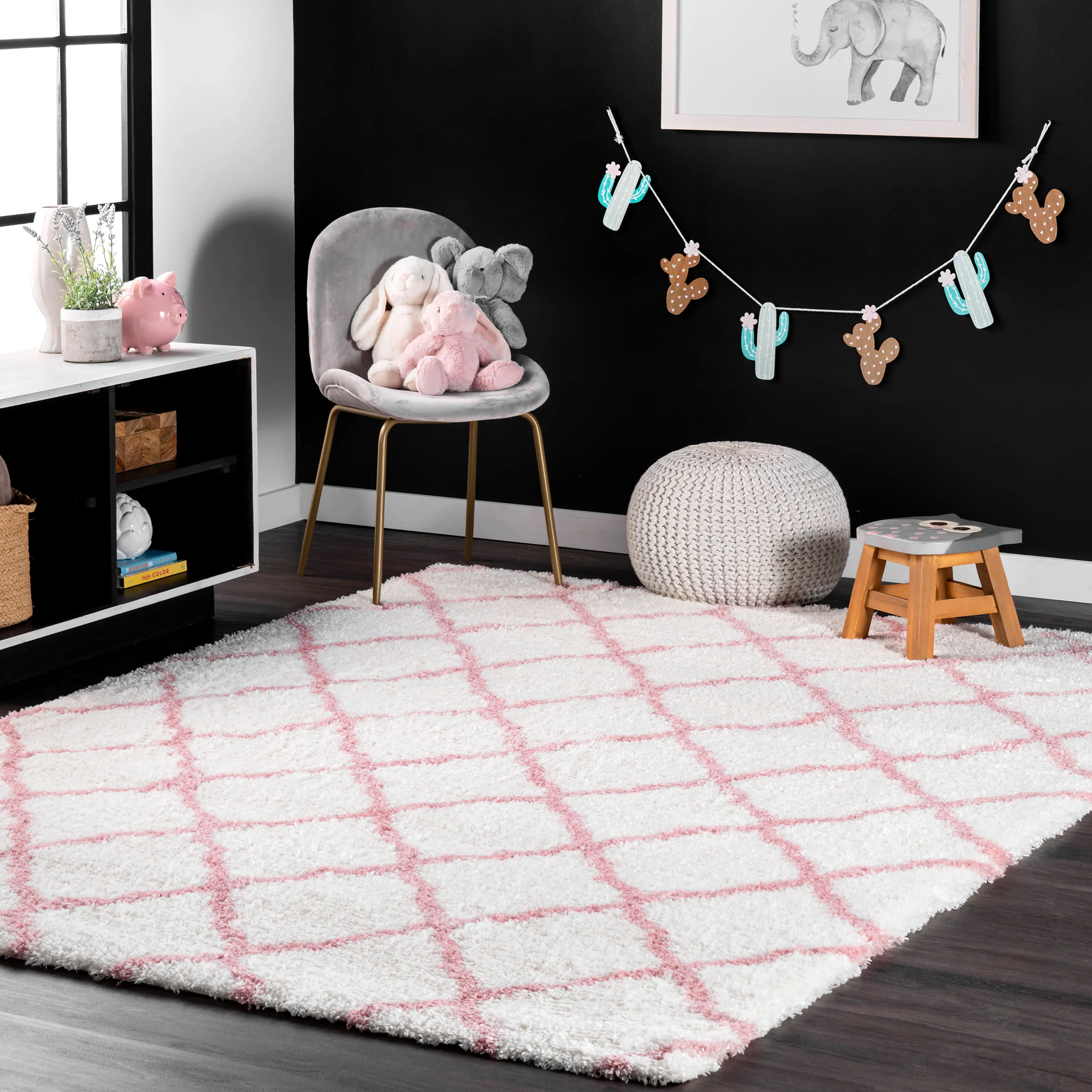 Diamond Rug | Baby Pink - Image 2