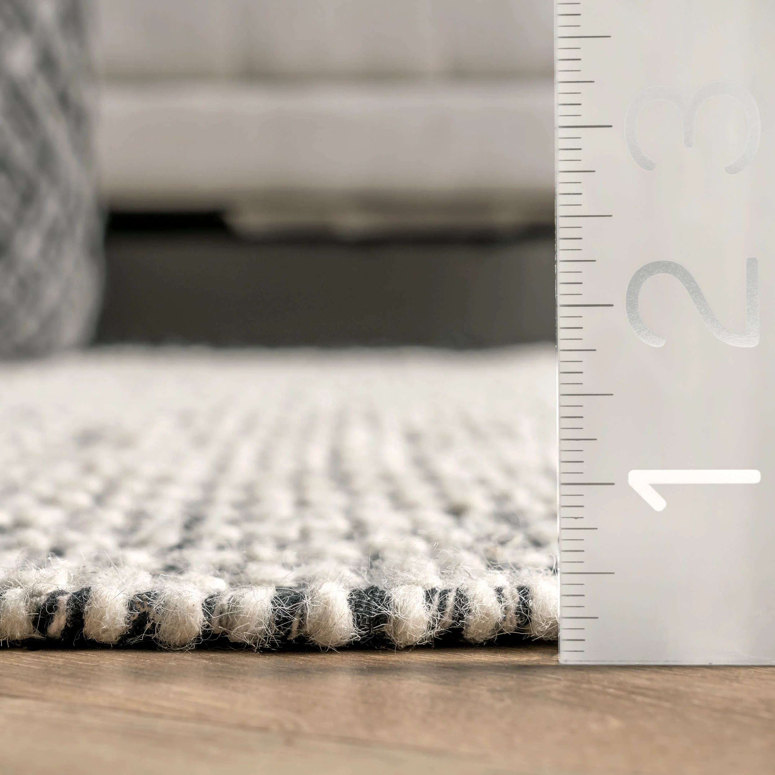 Diamond Tiles Rug | Grey - Image 5