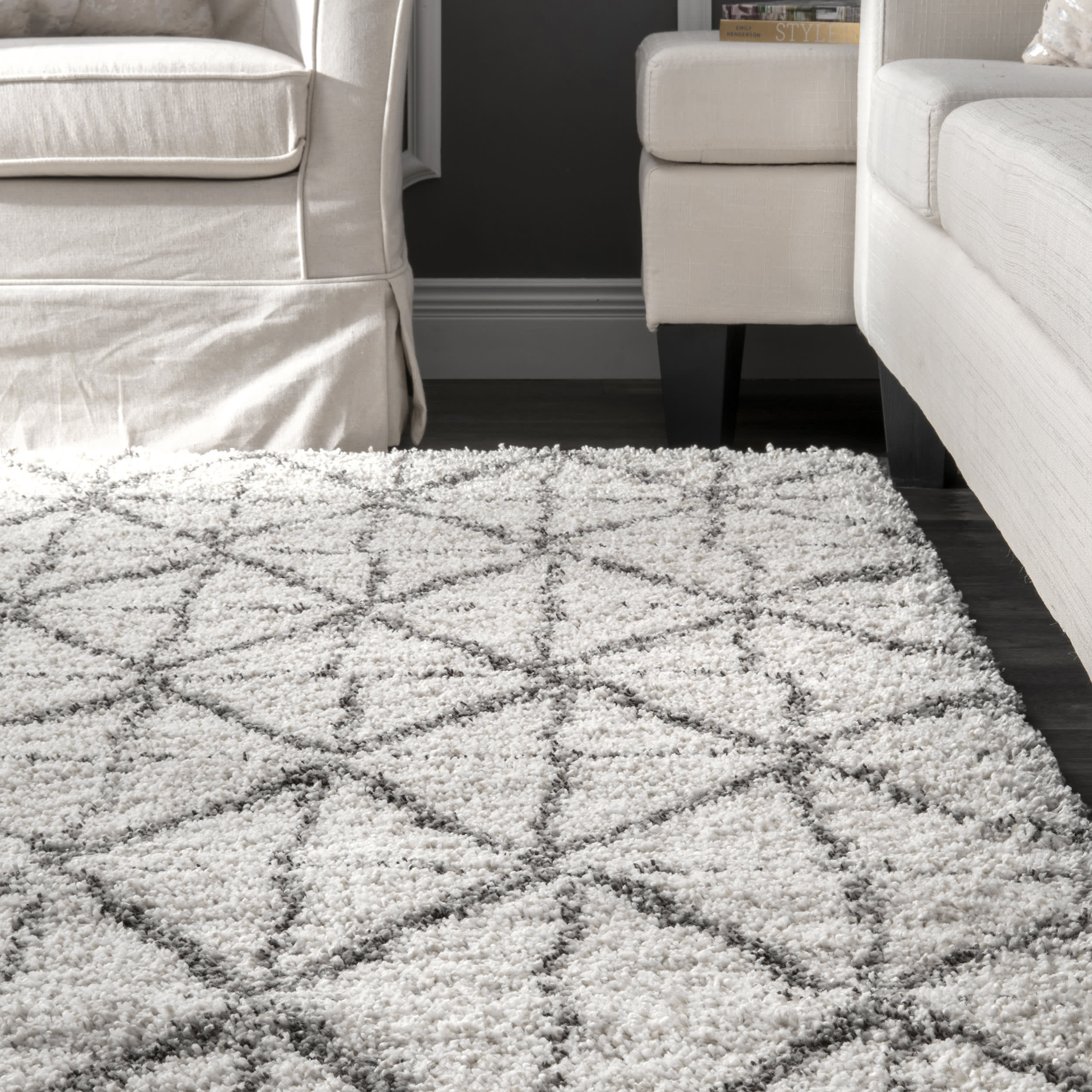 Diamond Tiles Rug | Ivory - Image 4