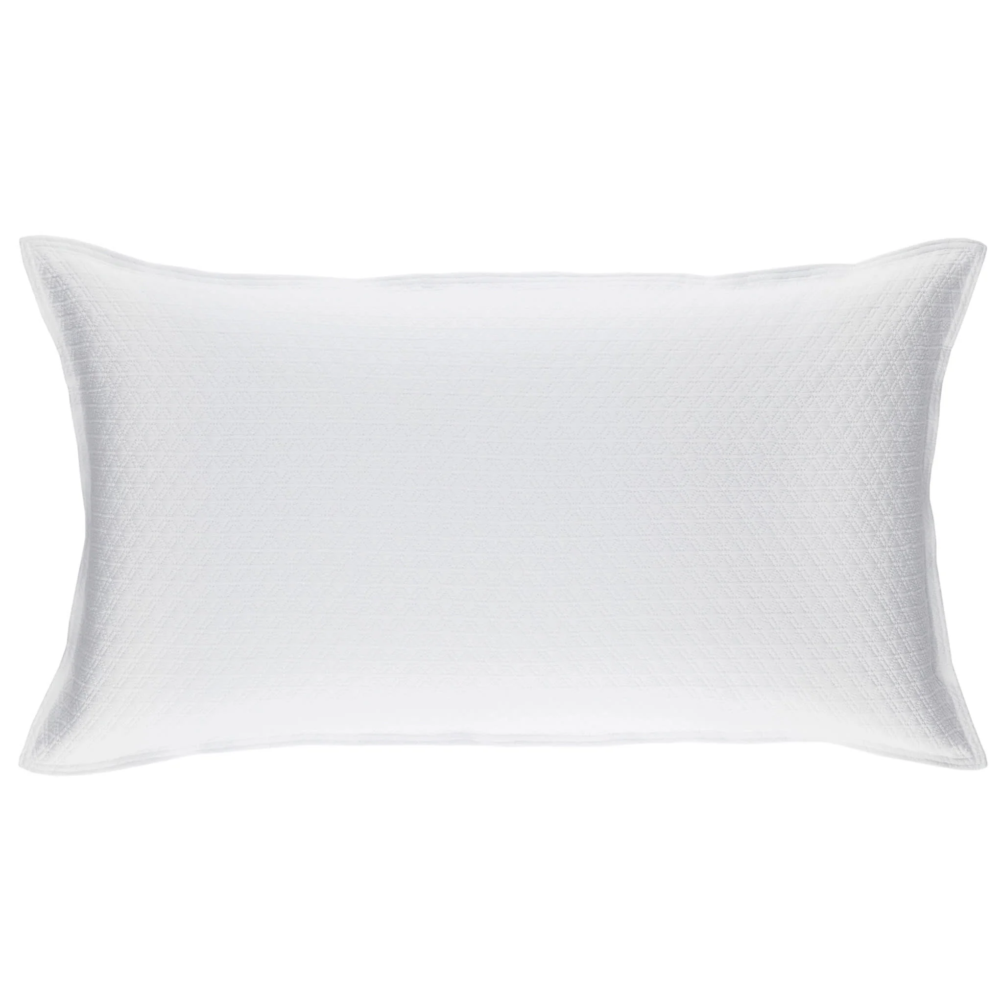 Diamond Matelasse Sham | White - Image 3