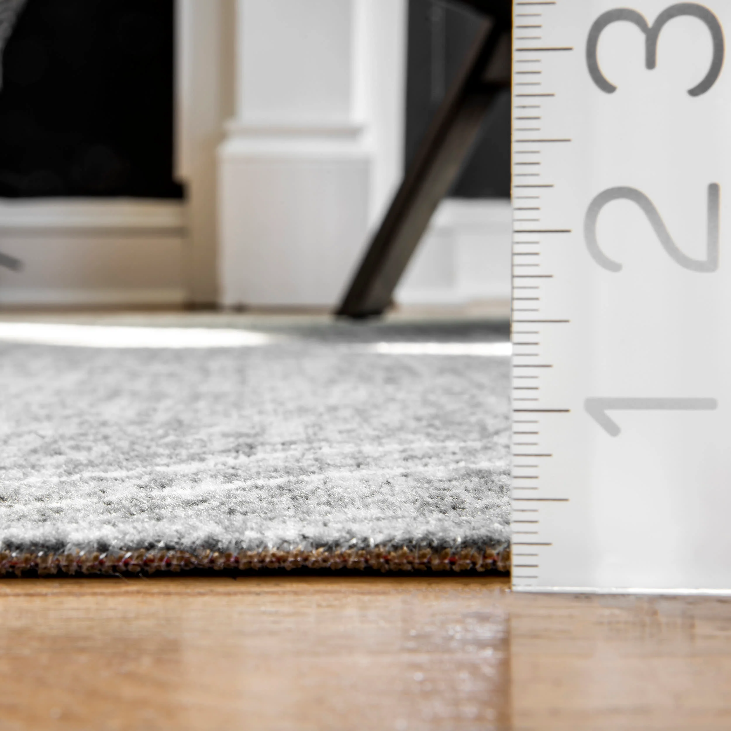 Diamonds And Stripes Fringe Indoor/Outdoor Rug | Grey - Image 5