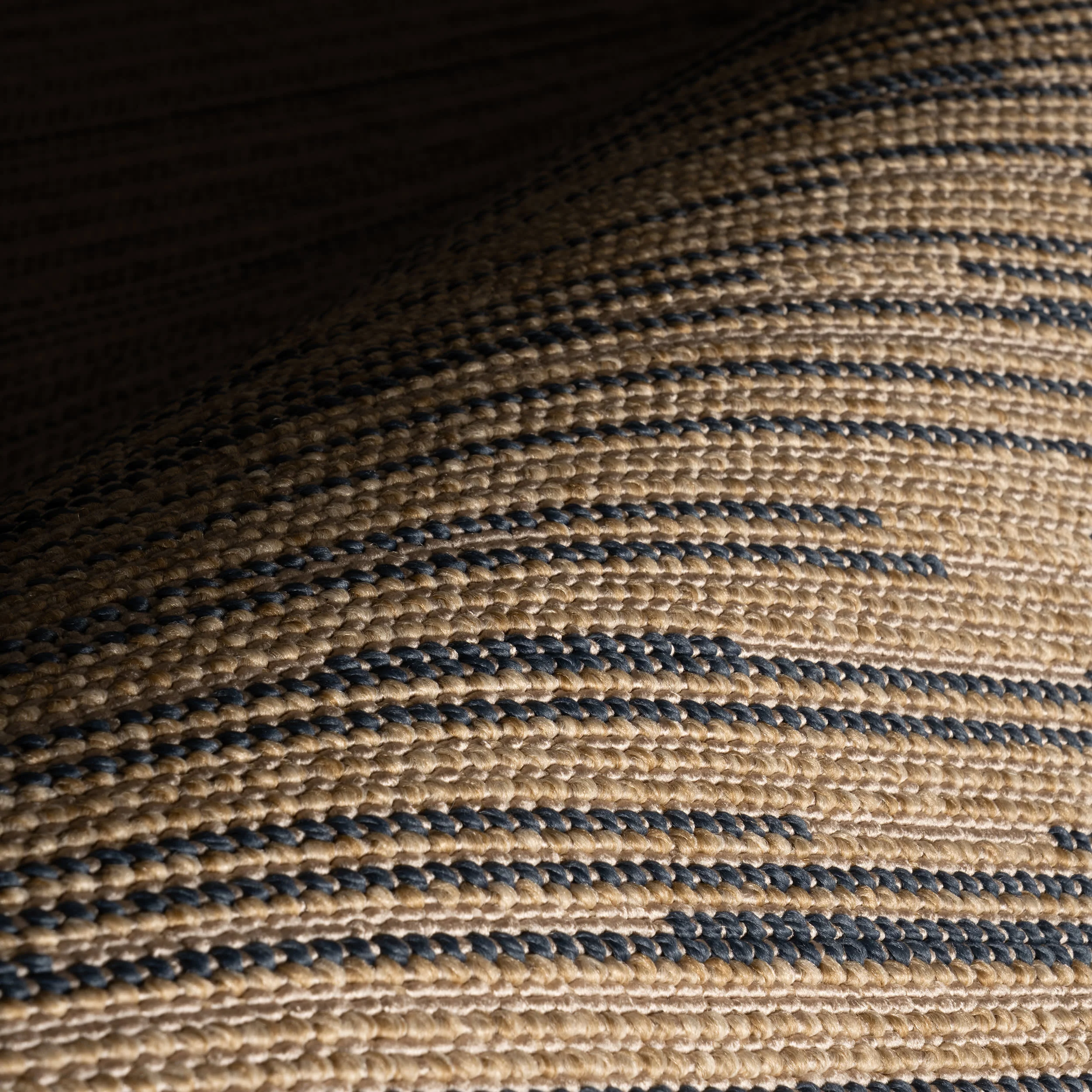 Dilara Transitional Abstract Indoor/Outdoor Rug | Natural Blue - Image 3