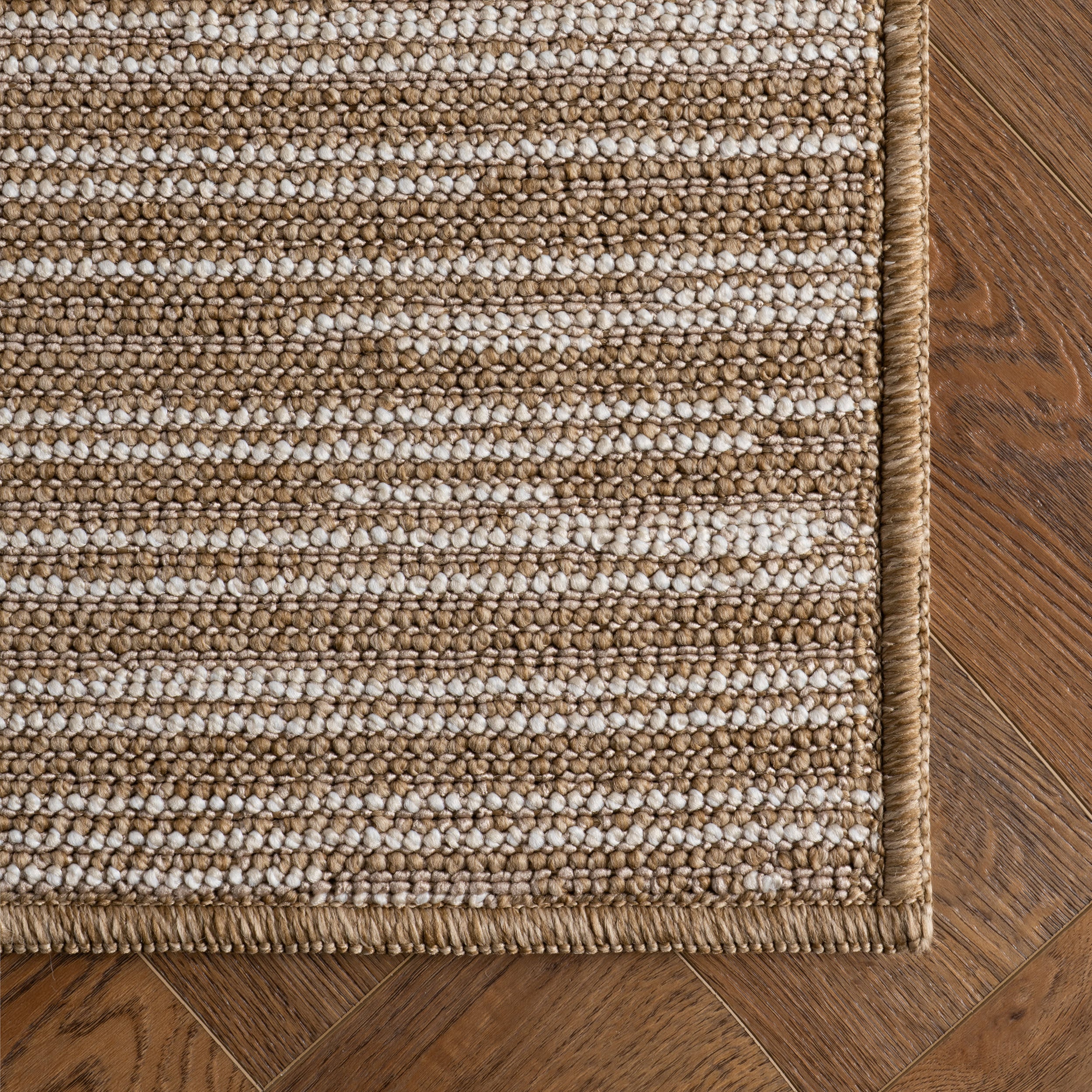 Dilara Transitional Abstract Indoor/Outdoor Rug | Natural Ivory - Image 4