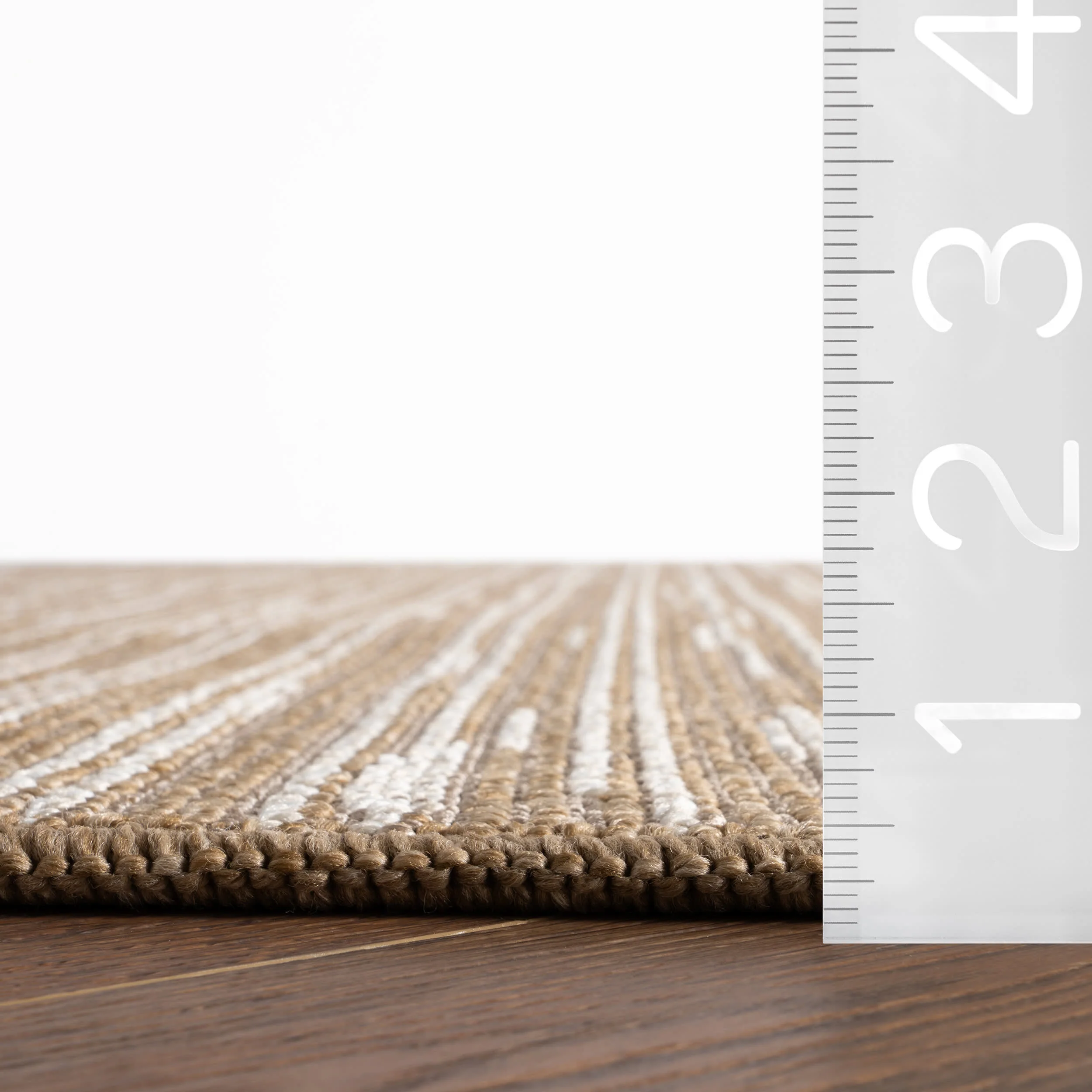 Dilara Transitional Abstract Indoor/Outdoor Rug | Natural Ivory - Image 5