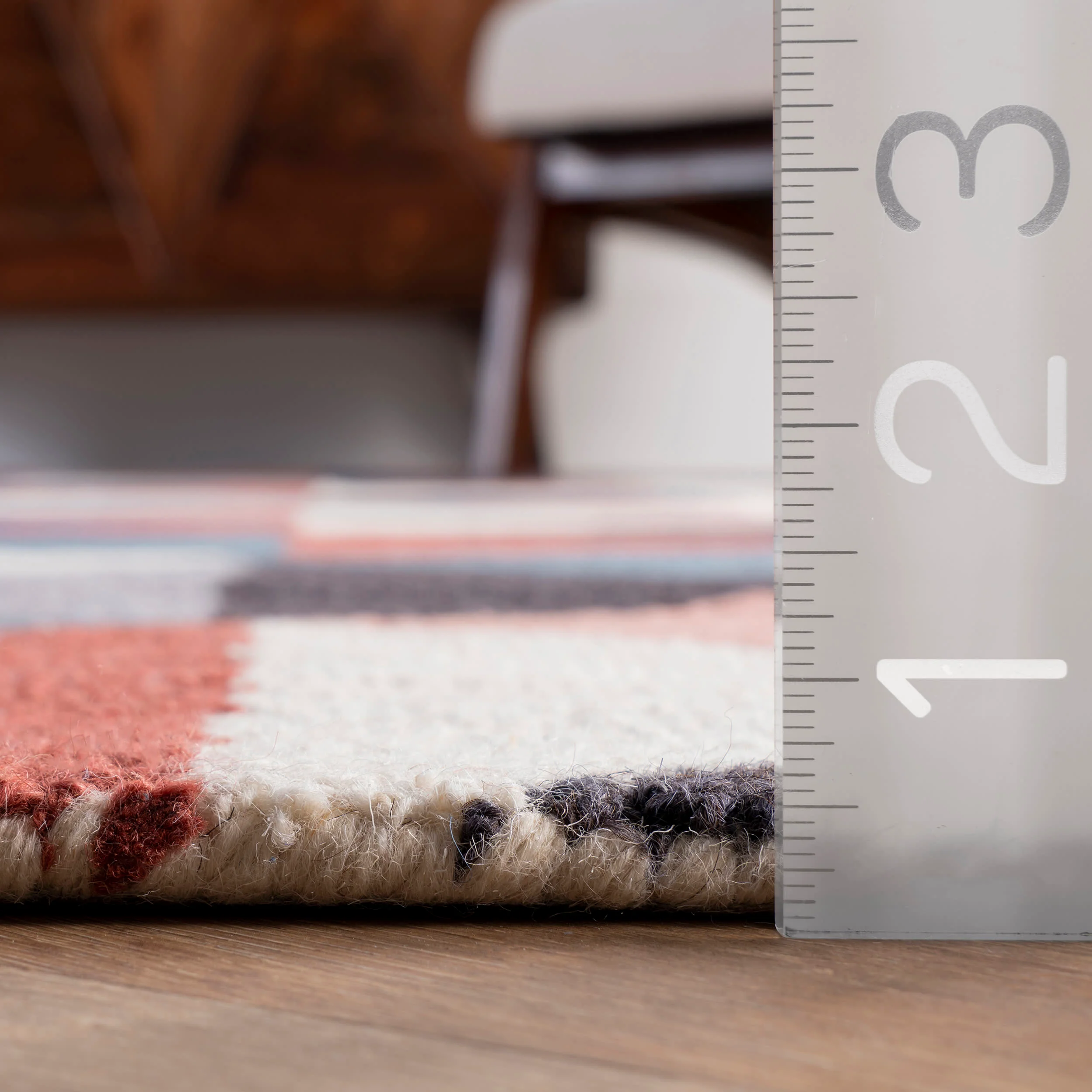 Dimensional Triangles Rug | Multicolor - Image 5