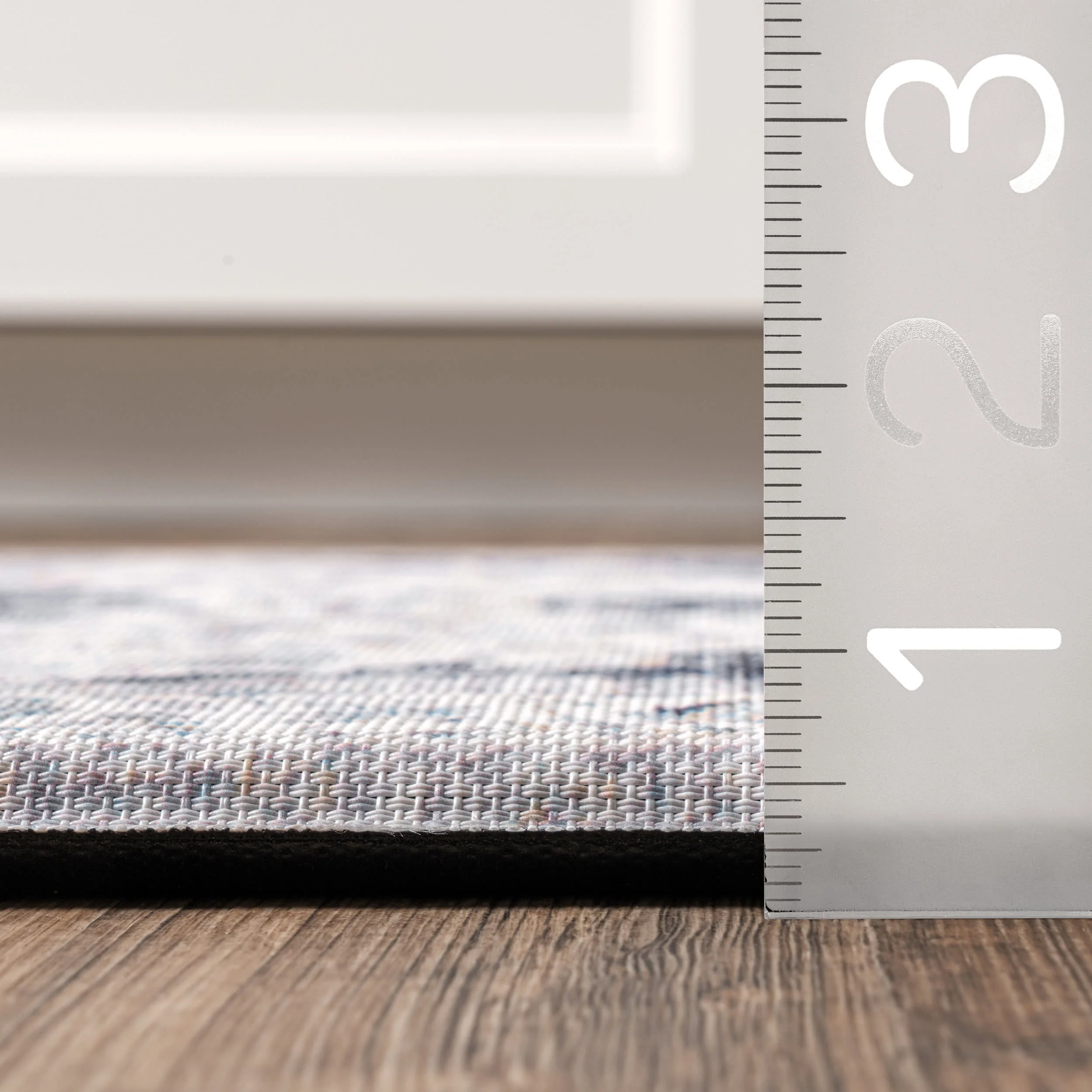 Distressed Persian Printed Anti-Fatigue Mat | Blue - Image 4