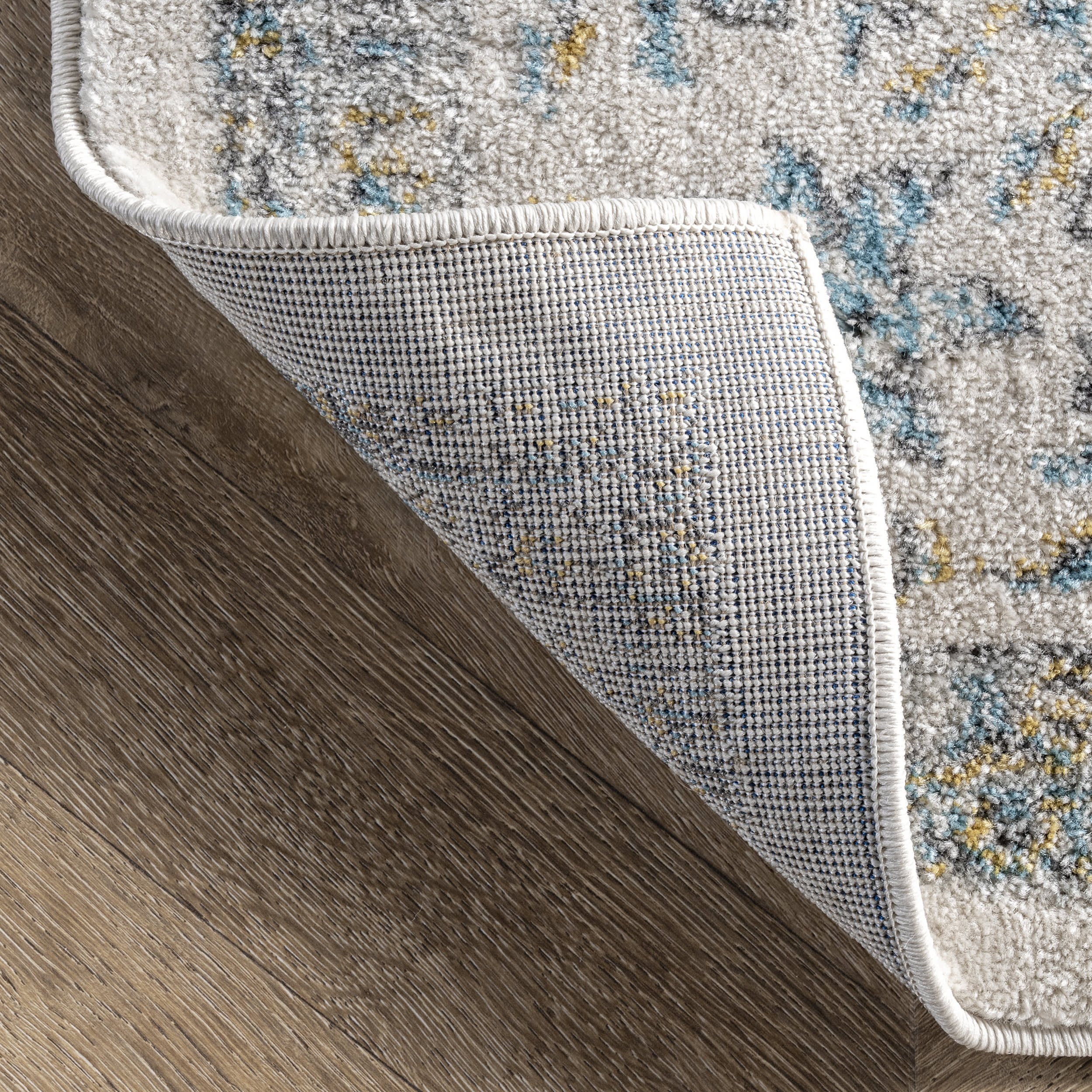 Distressed Persian Rug | Blue - Image 6