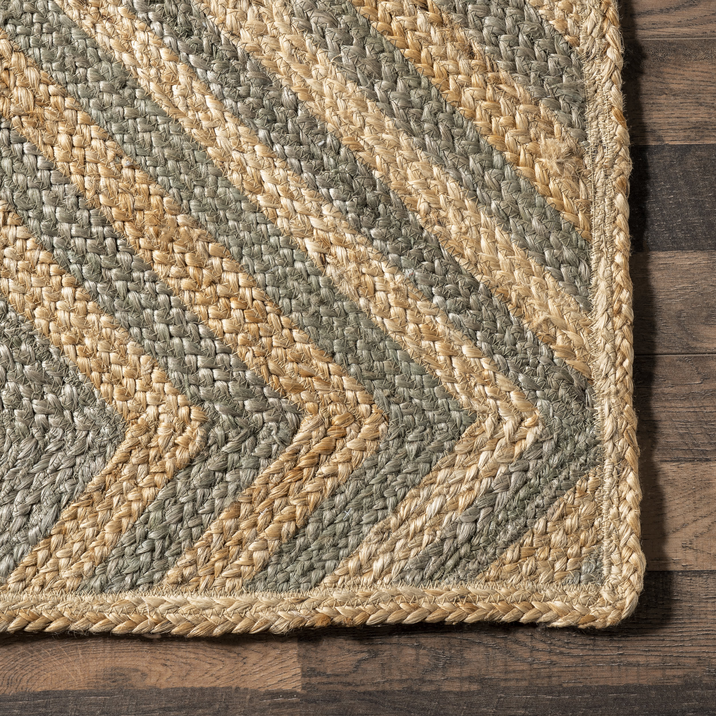 Dogwood Tiled Jute Rug | Natural - Image 3