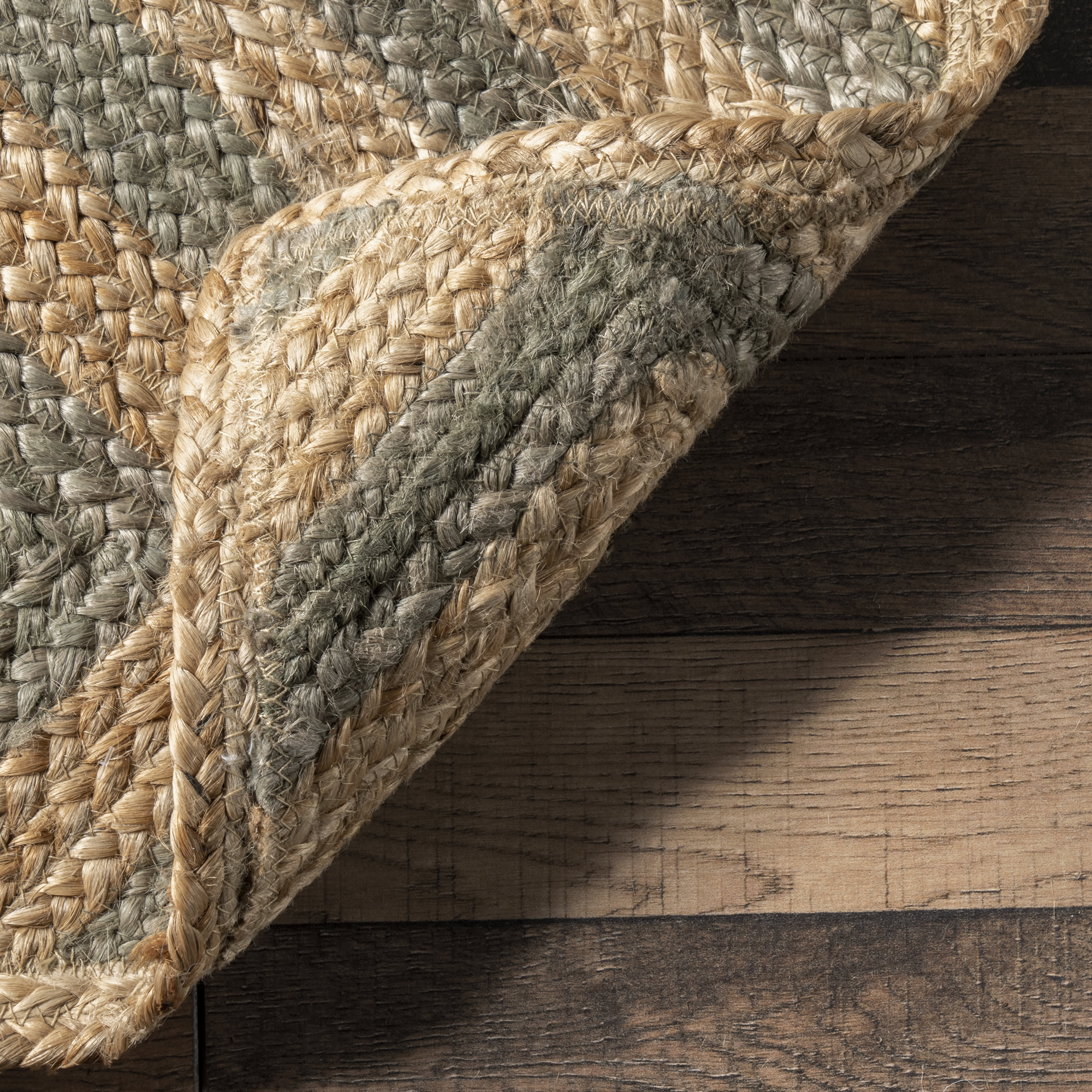 Dogwood Tiled Jute Rug | Natural - Image 5
