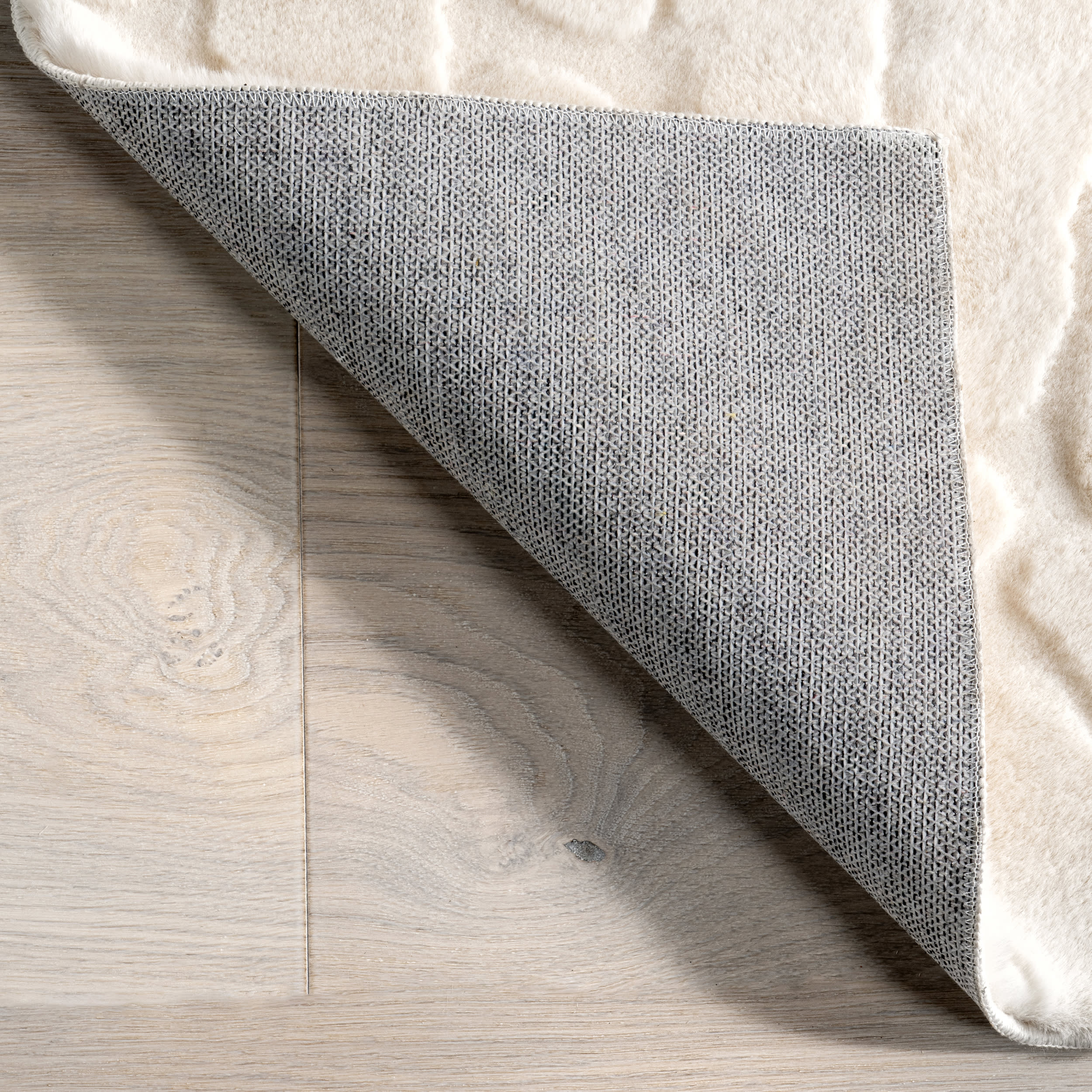 Dollie Pathway Plush Cloud Washable Rug | Off White - Image 6