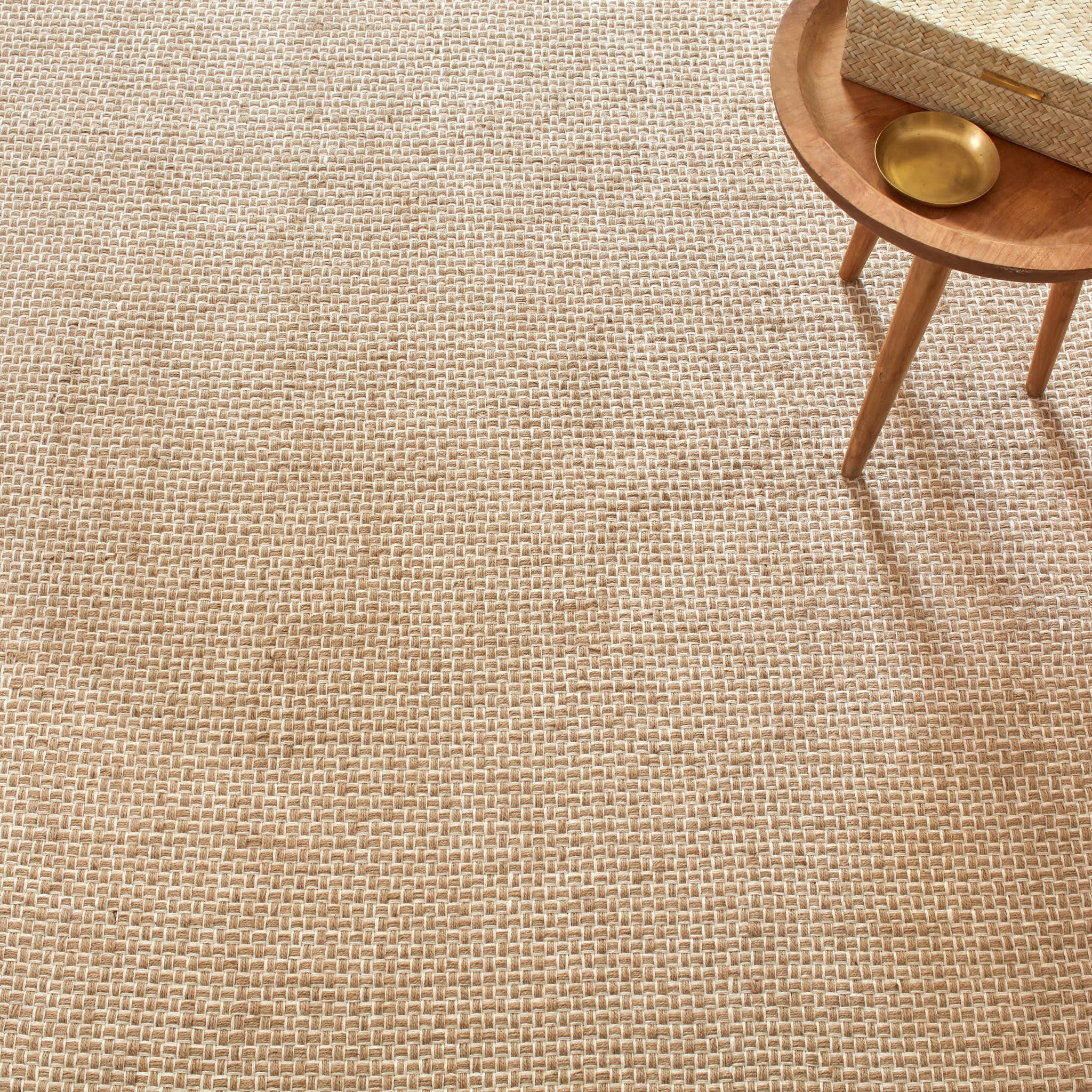 Donnie Handwoven Jute Rug | Ivory - Image 2