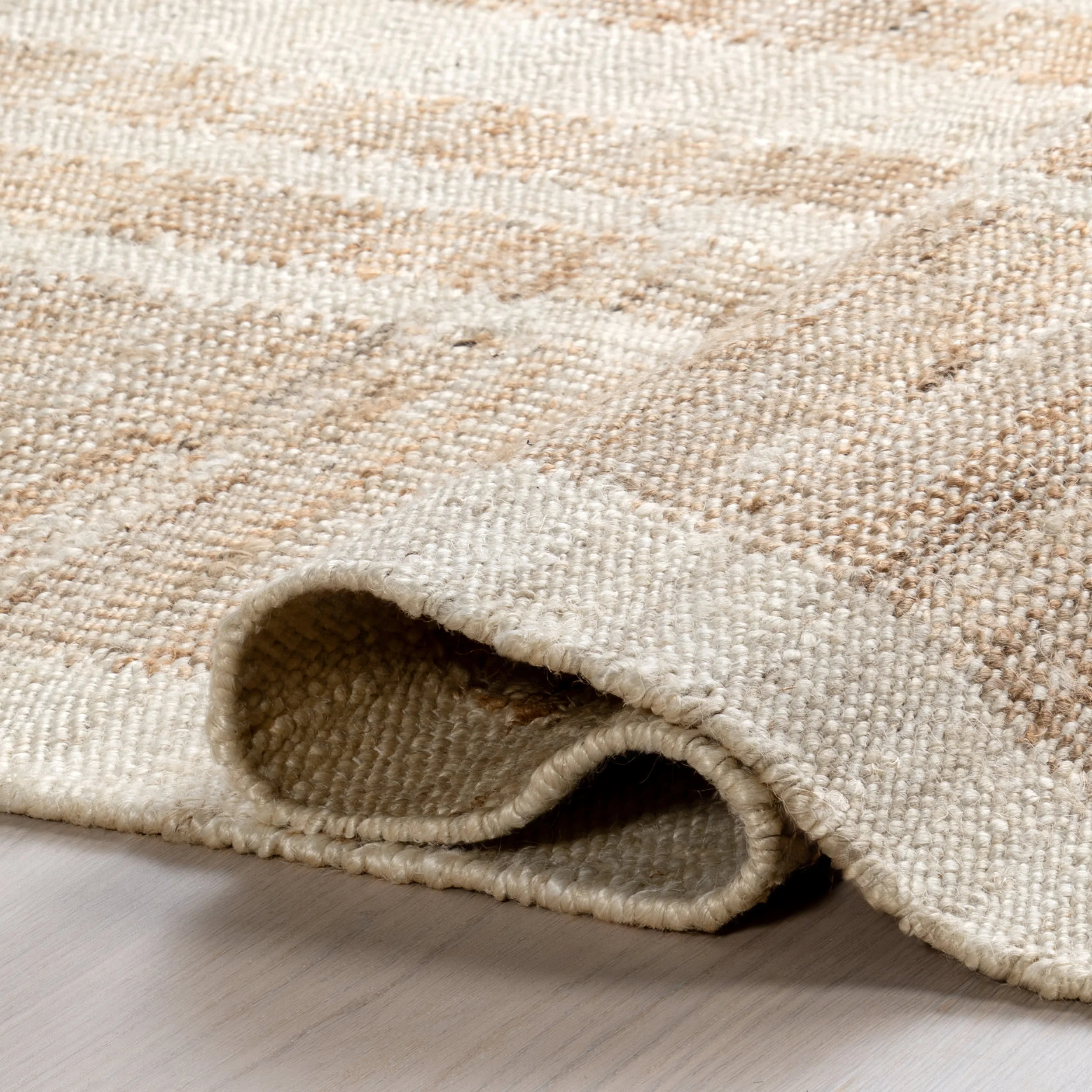 Dora Striped Jute Rug | Natural - Image 8