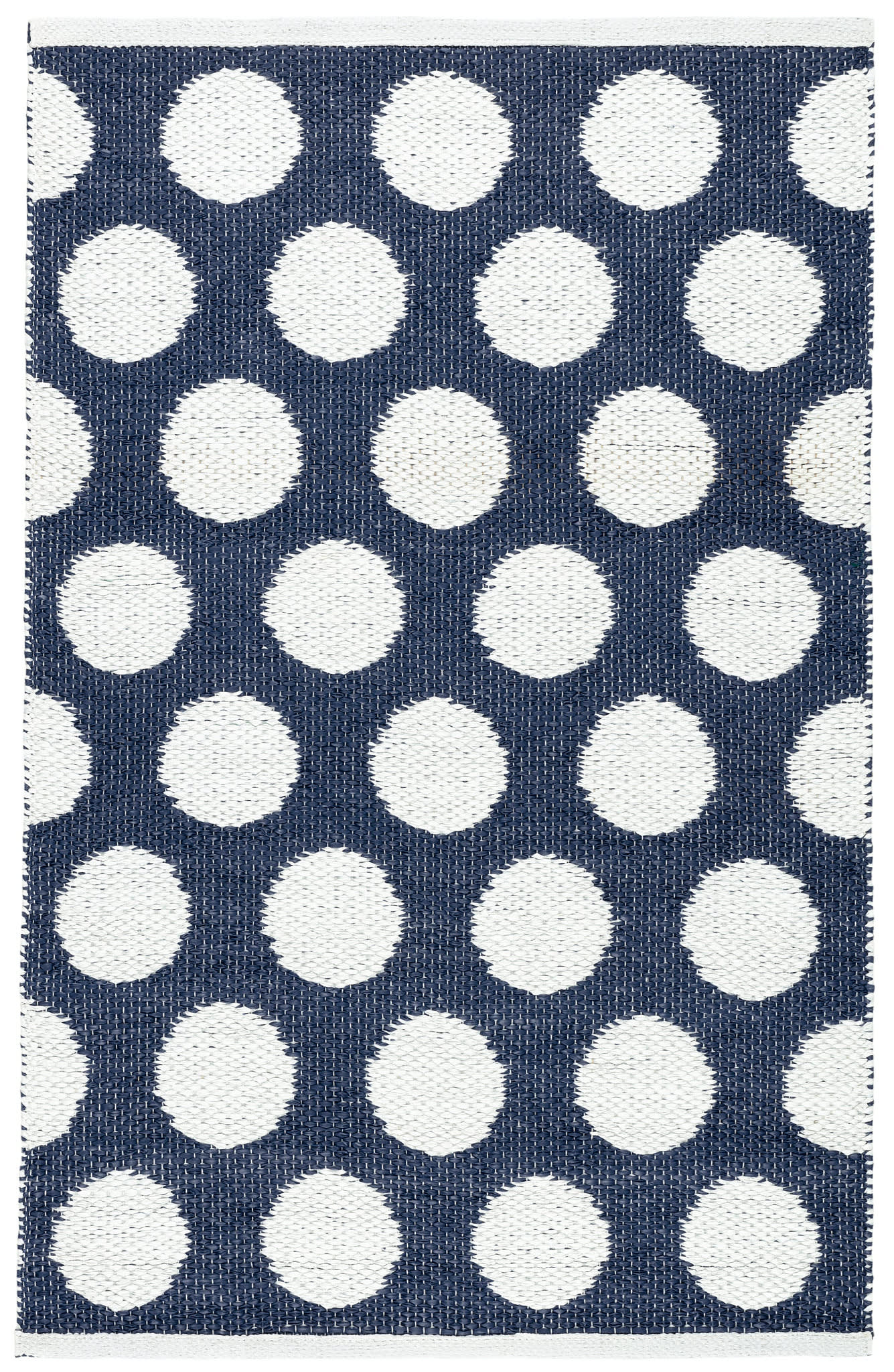 Dot Handwoven Indoor/Outdoor Rug | Navy - Image 5