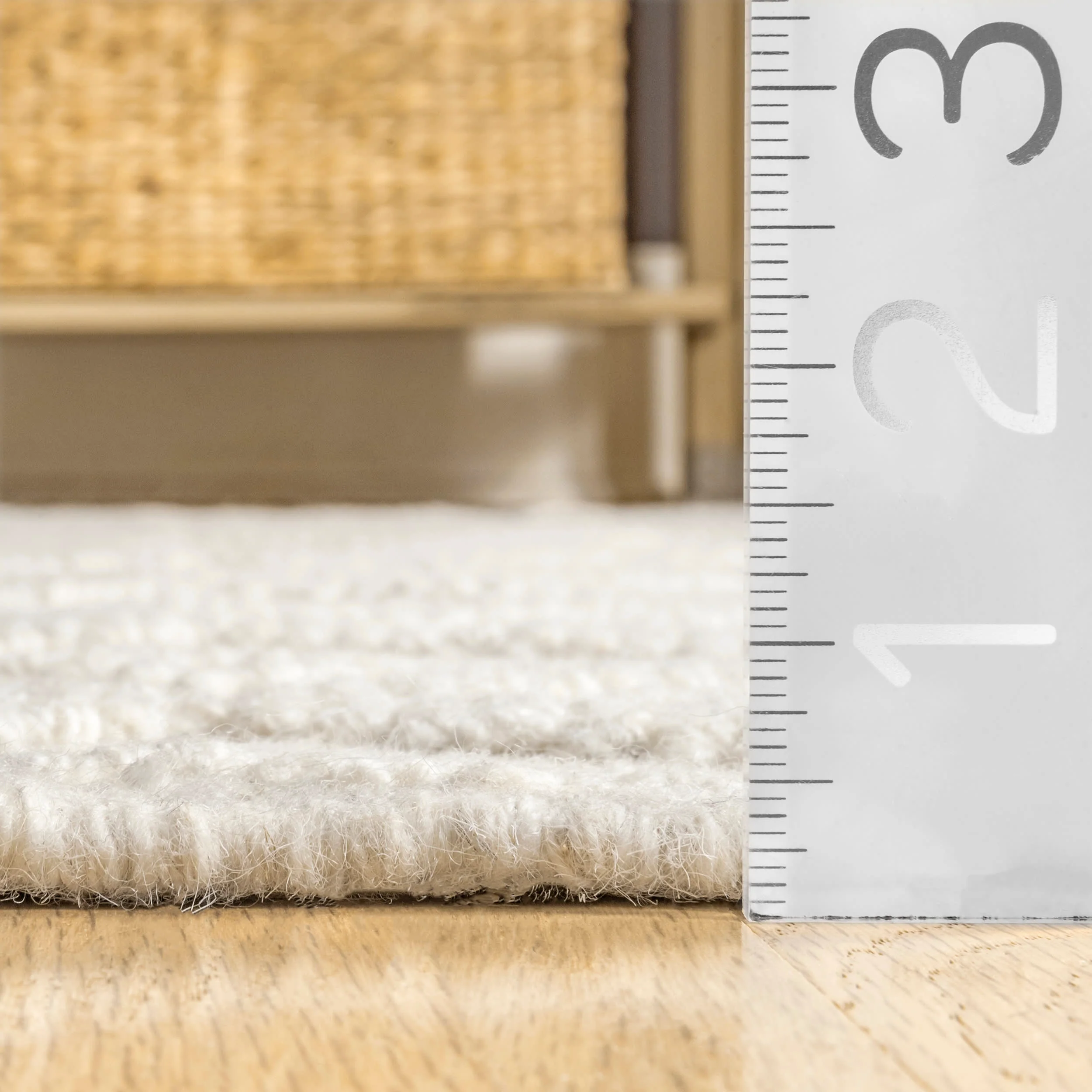 Dotted Diamonds Texture Rug | Ivory - Image 5