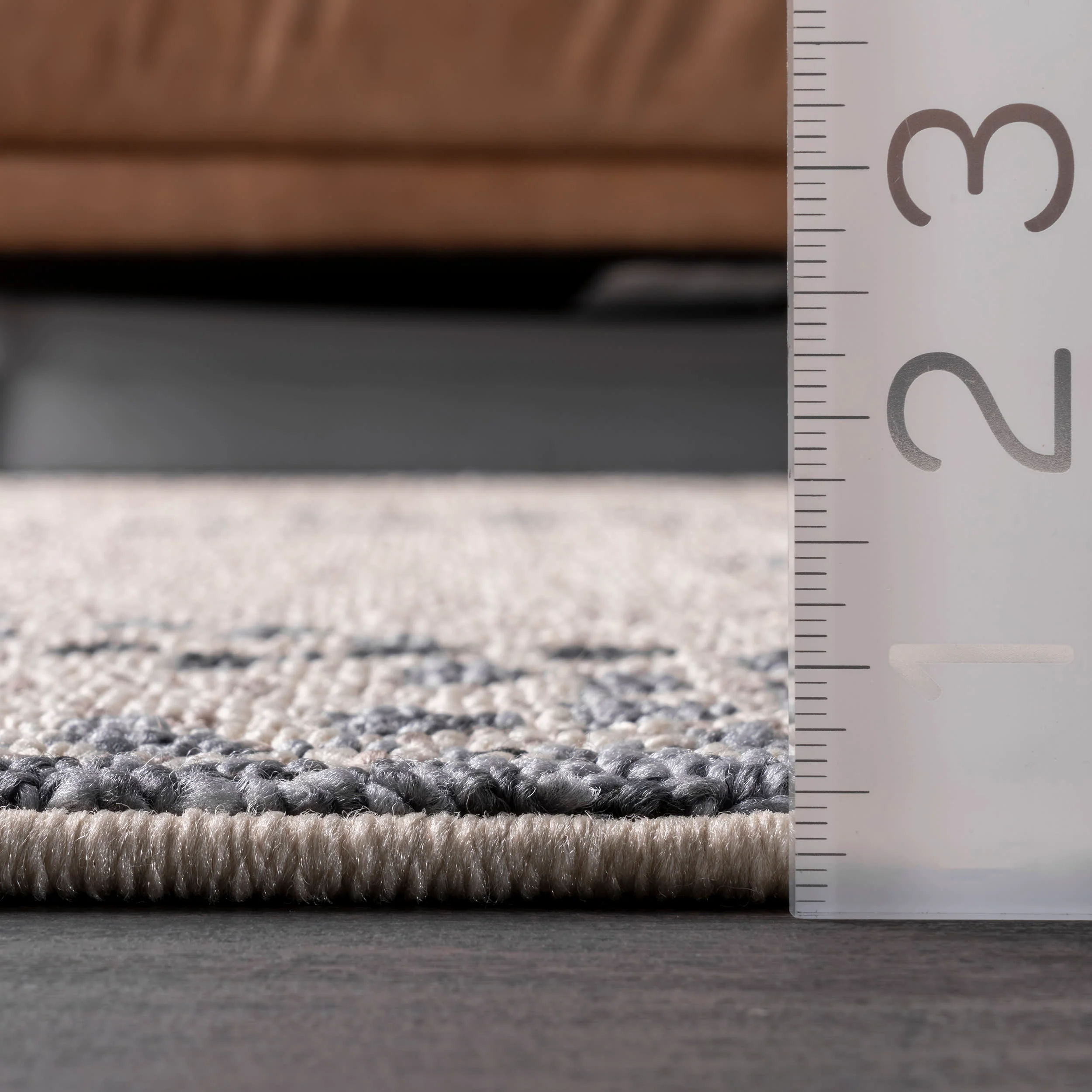 Dotted Trellis Rug | Ivory - Image 5