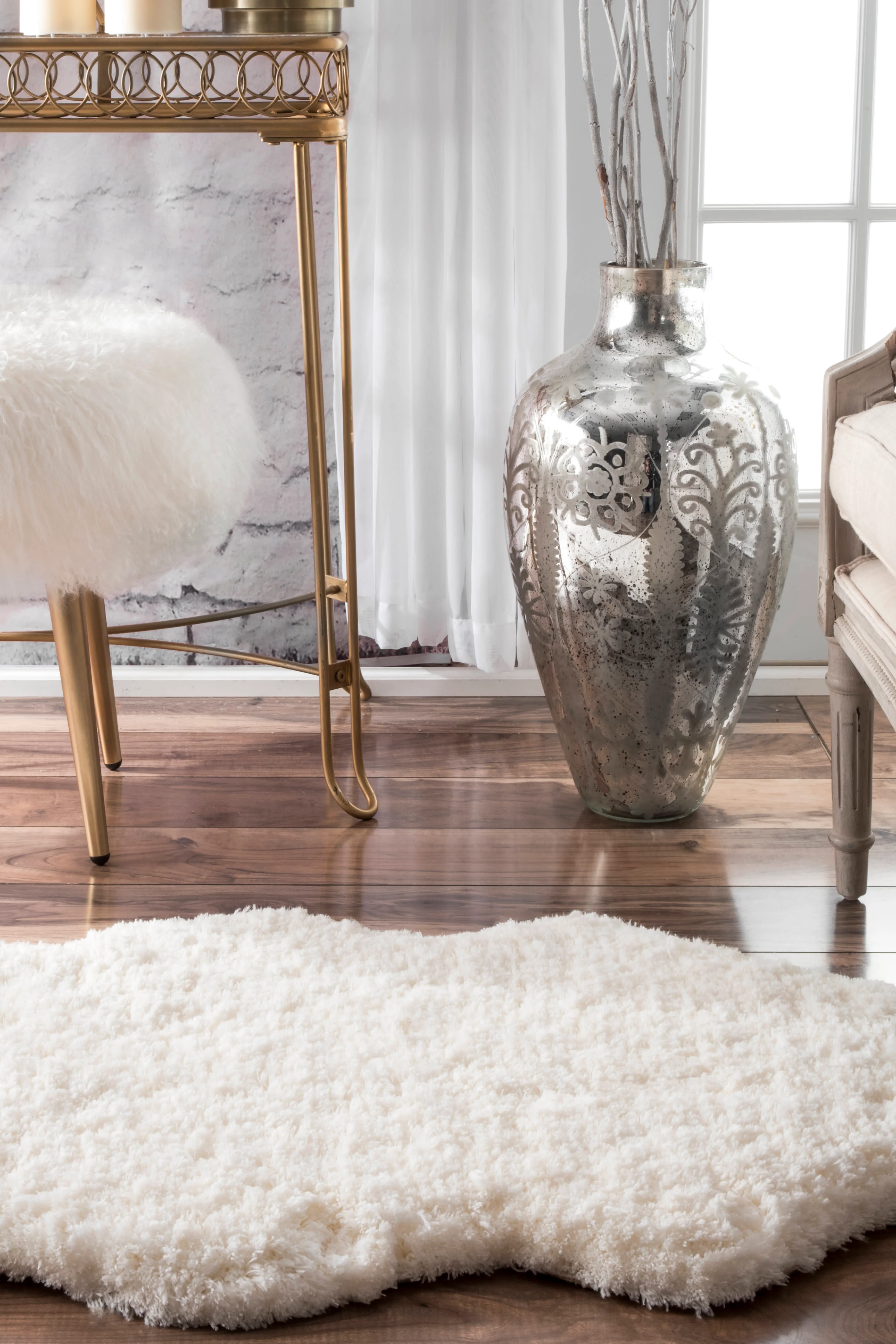 Double Pelt Rug | Natural - Image 4