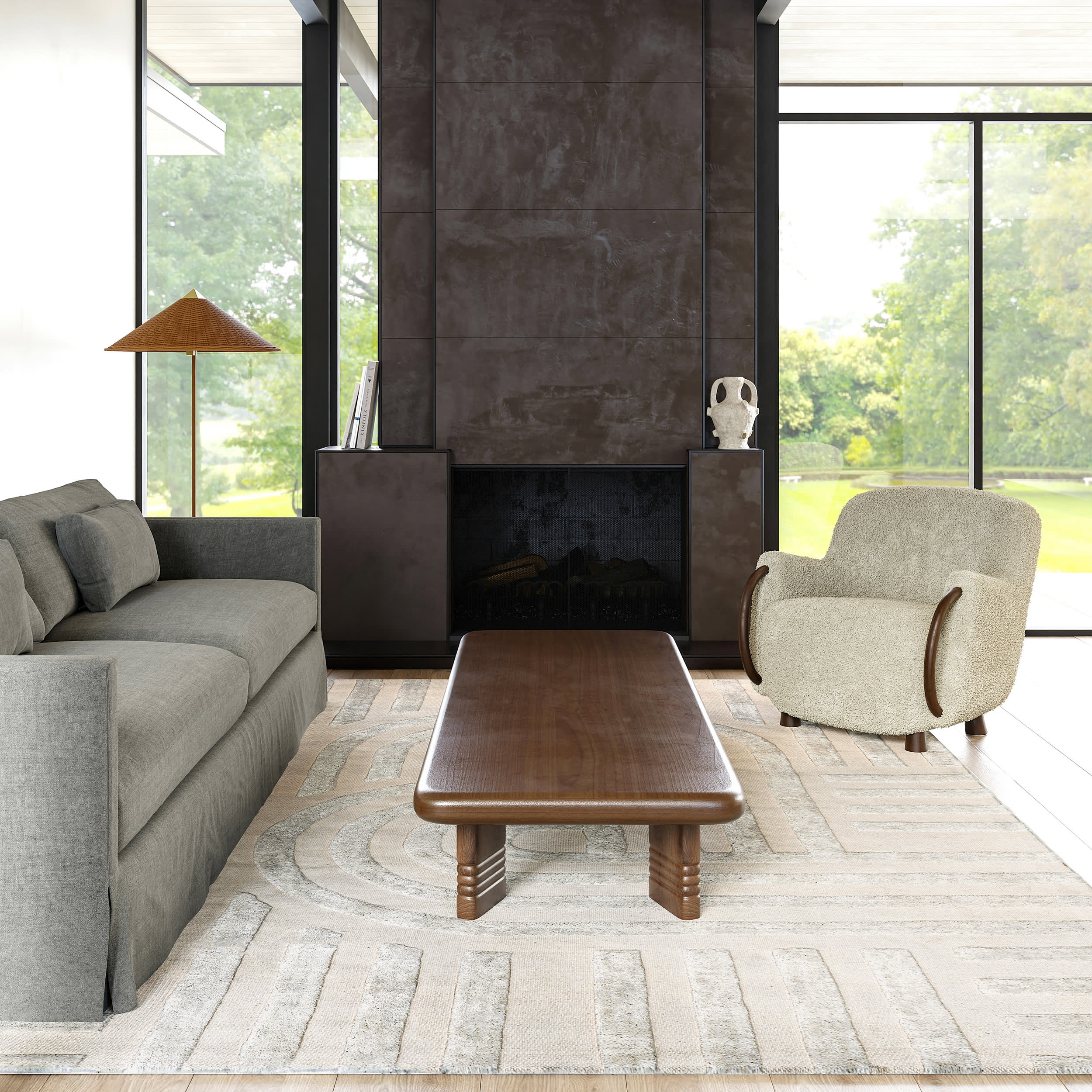 Downtown Textured Rug | Ivory - Image 2