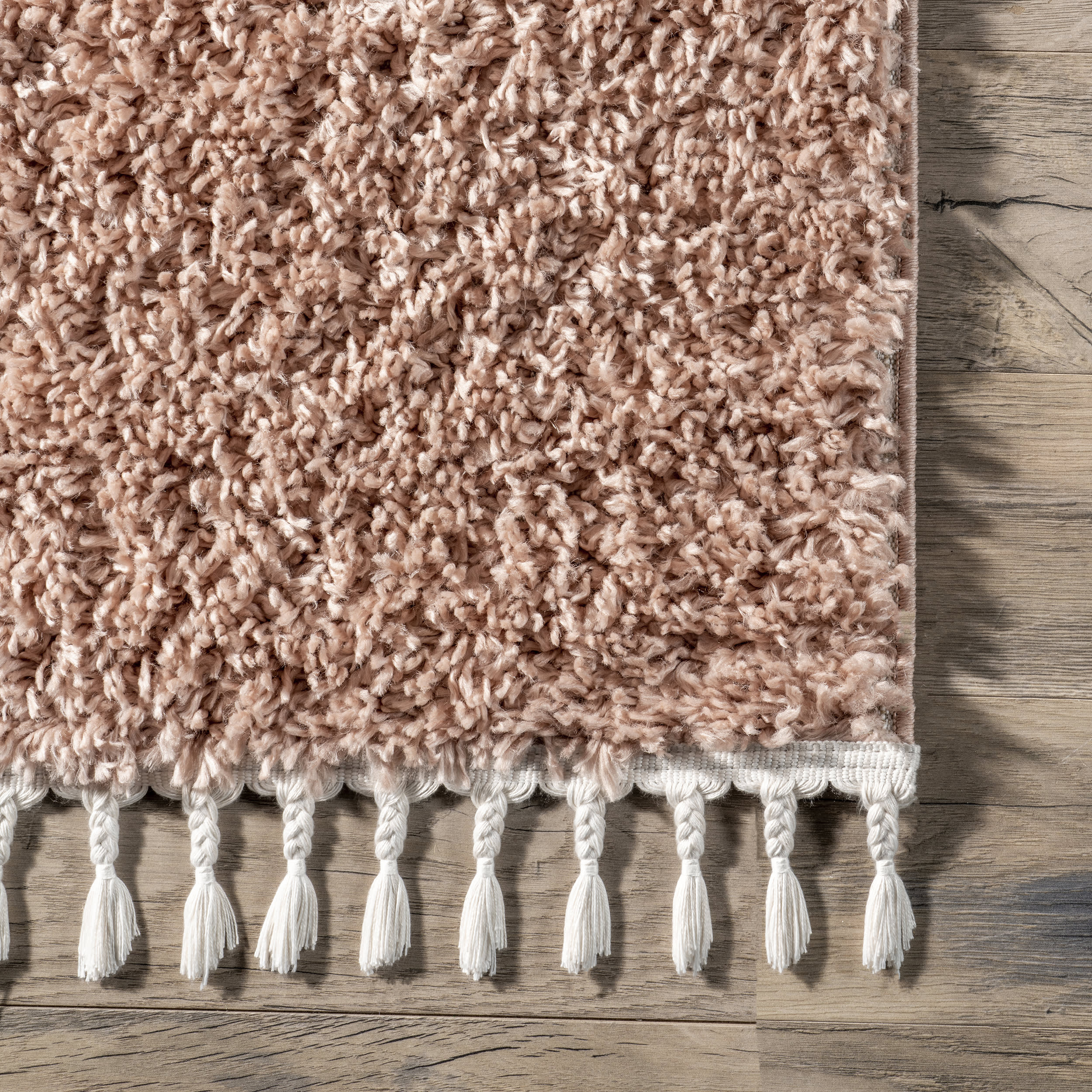 Dream Solid Shag Rug | Blush - Image 3