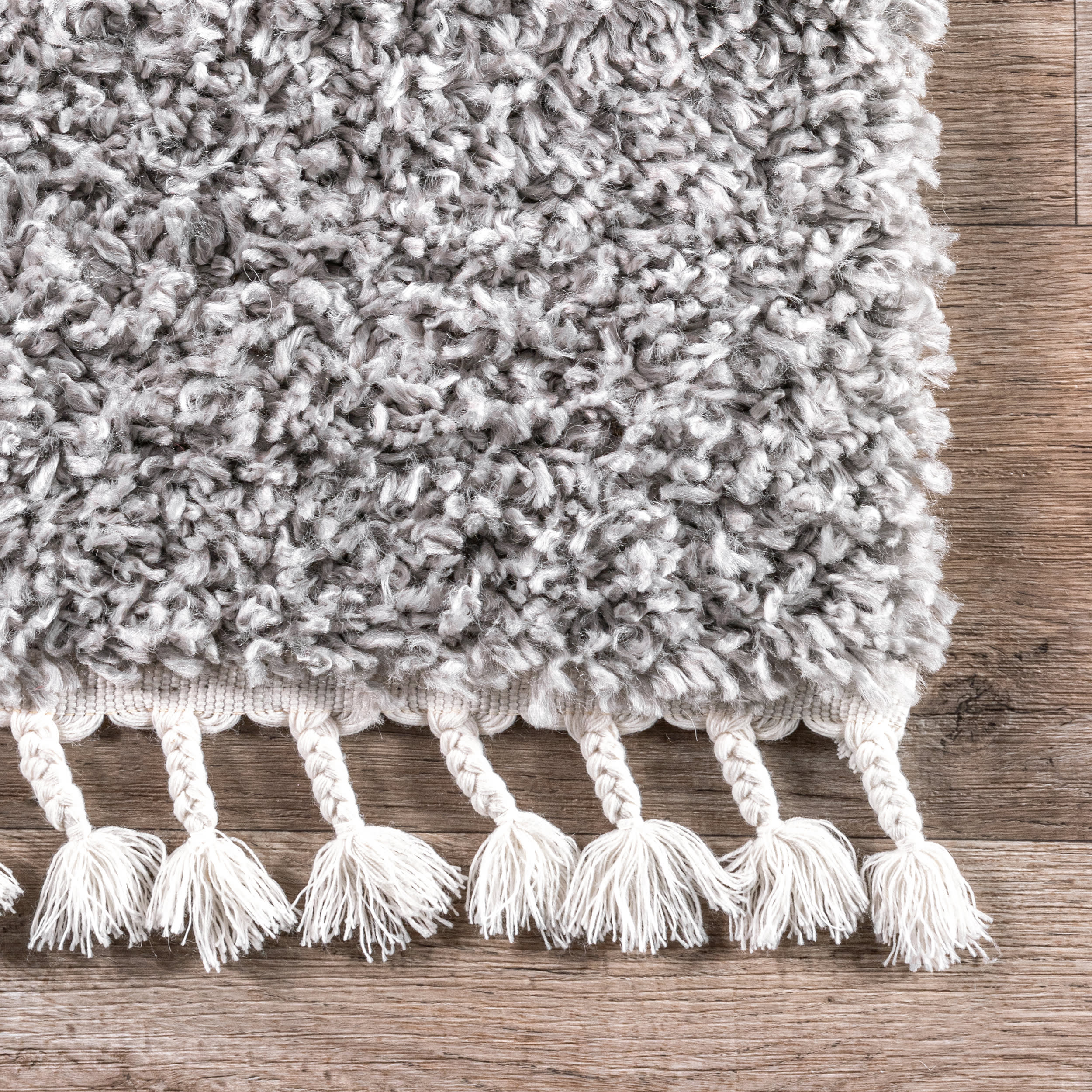 Dream Solid Shag Rug | Grey - Image 3