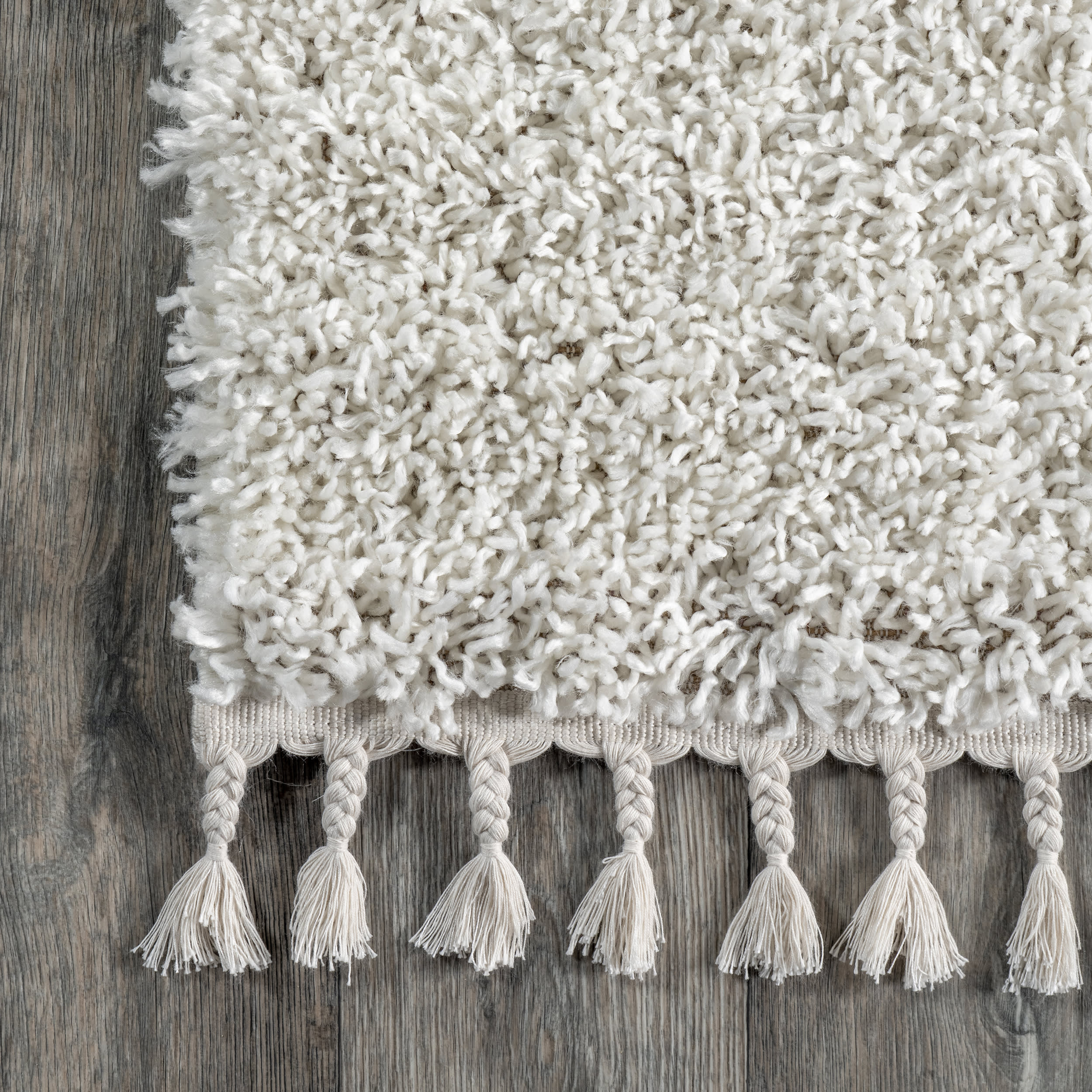 Dream Solid Shag Rug | Ivory - Image 3