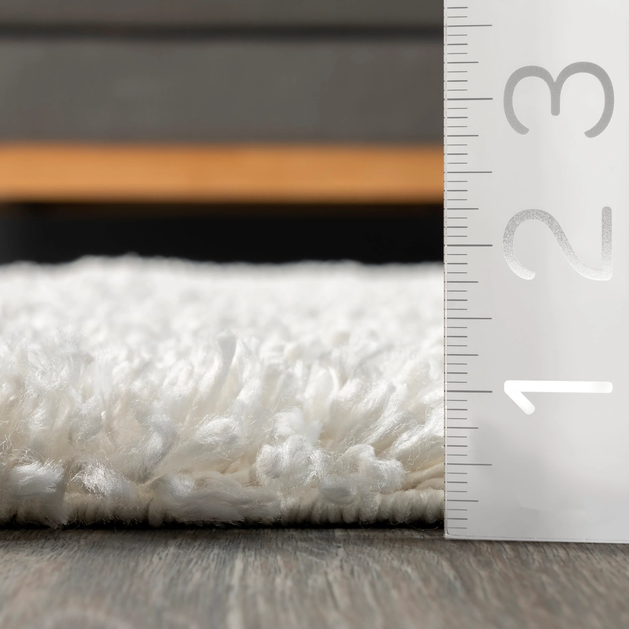 Dream Solid Shag Rug | Ivory - Image 5