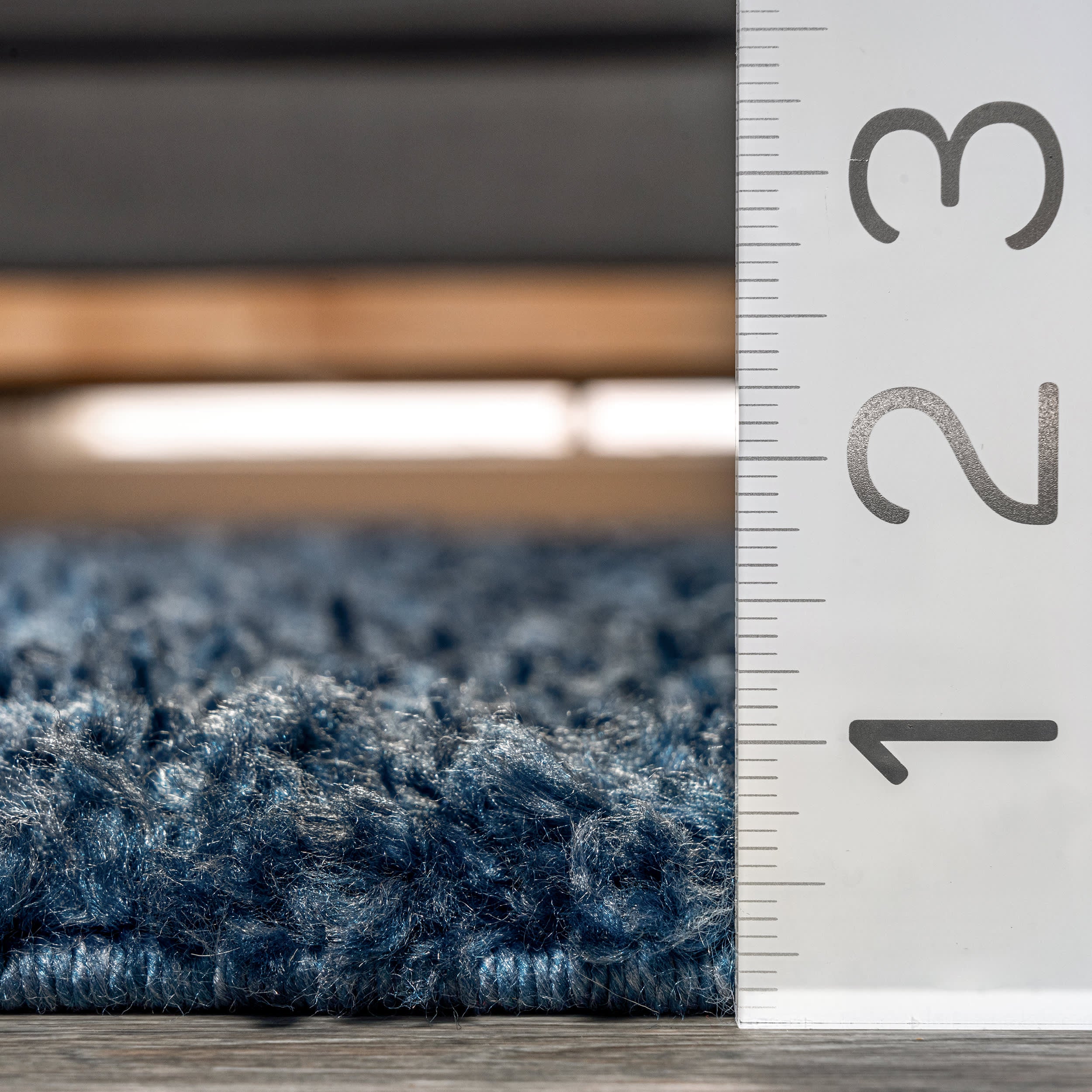 Dream Solid Shag Rug | Navy - Image 5
