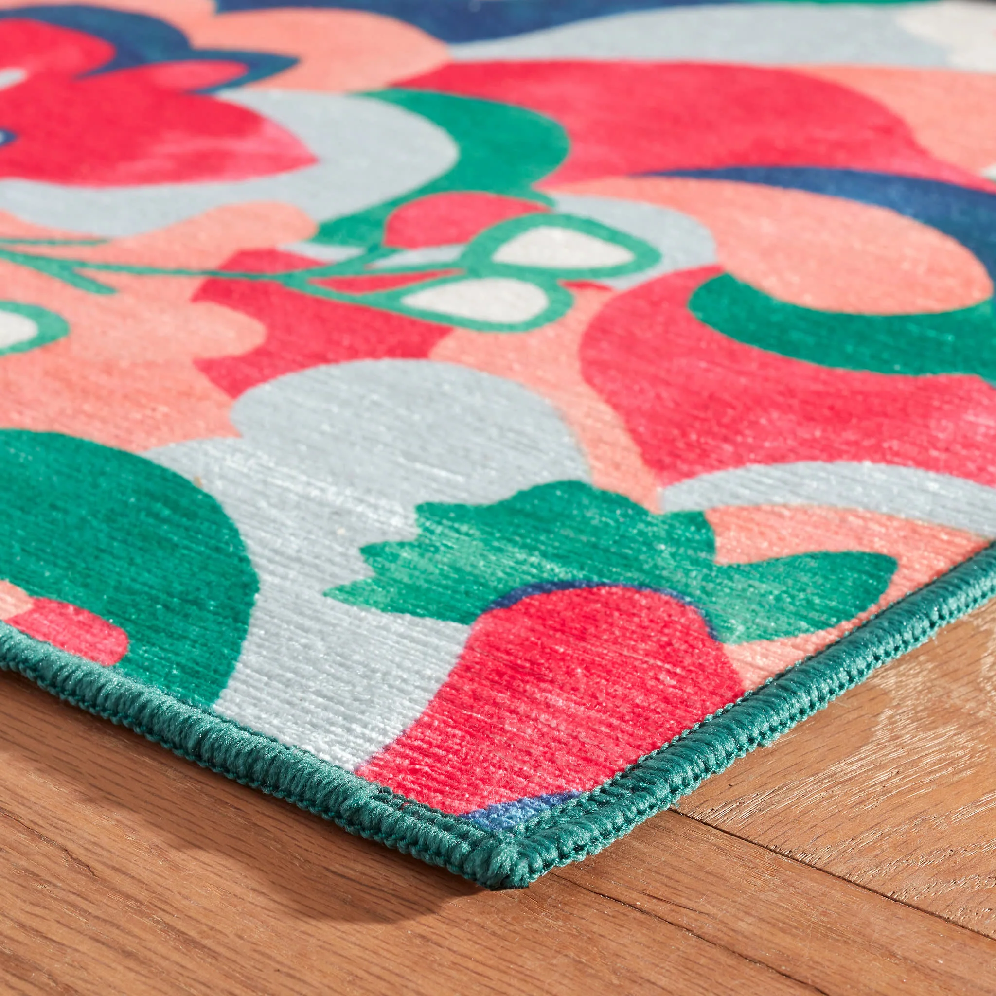 Dreamy Daisies Machine Washable Rug | Multi - Image 5