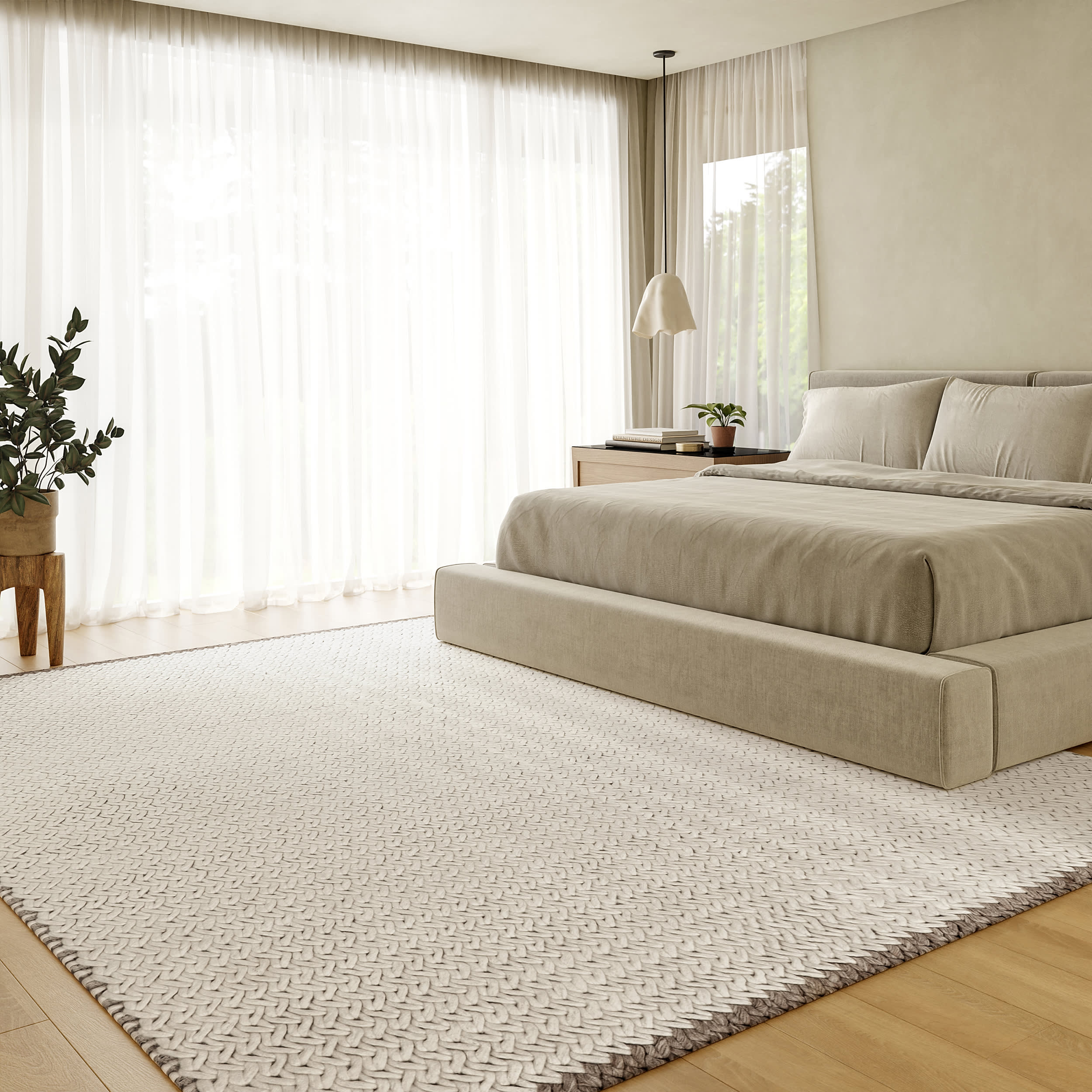 Dune Wool Rug | Ivory - Image 2