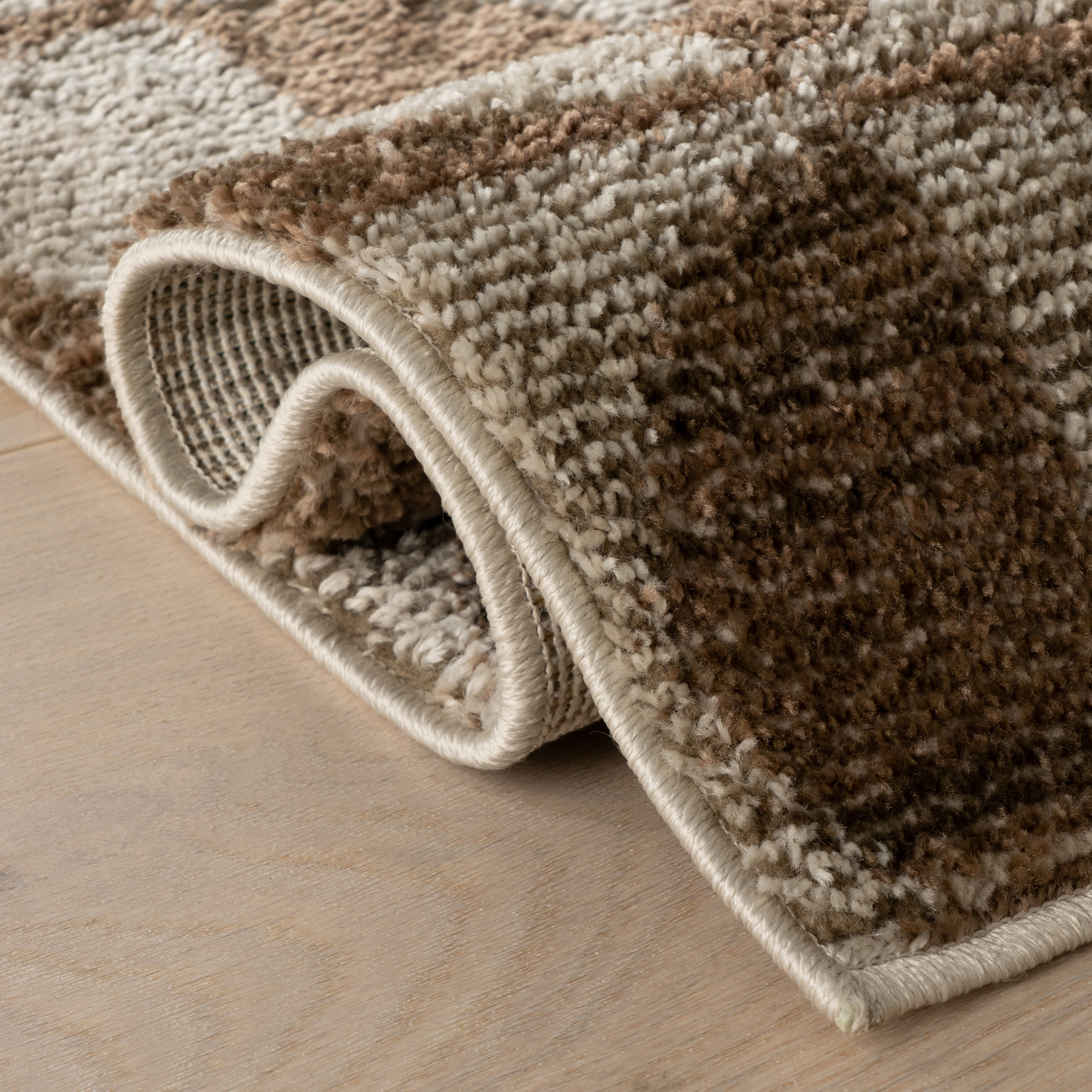 Duneclipse Mid Century Geometric Rug | Brown - Image 11