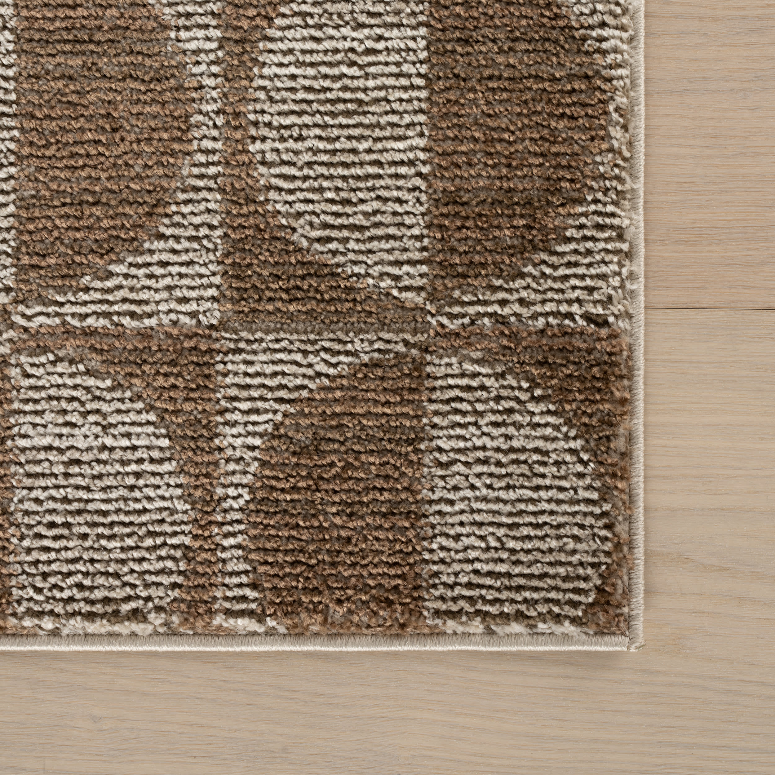 Duneclipse Mid Century Geometric Rug | Brown - Image 4