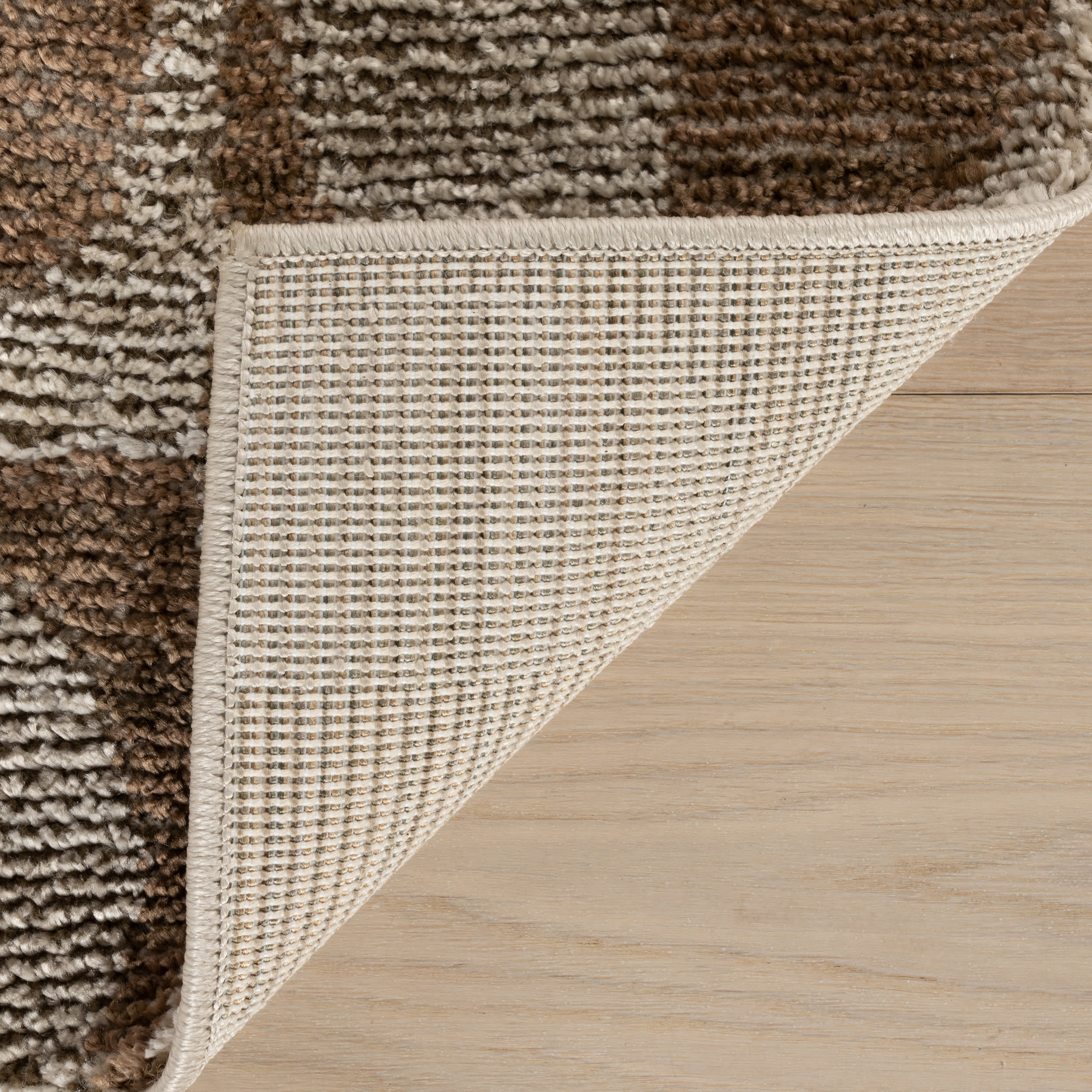 Duneclipse Mid Century Geometric Rug | Brown - Image 8