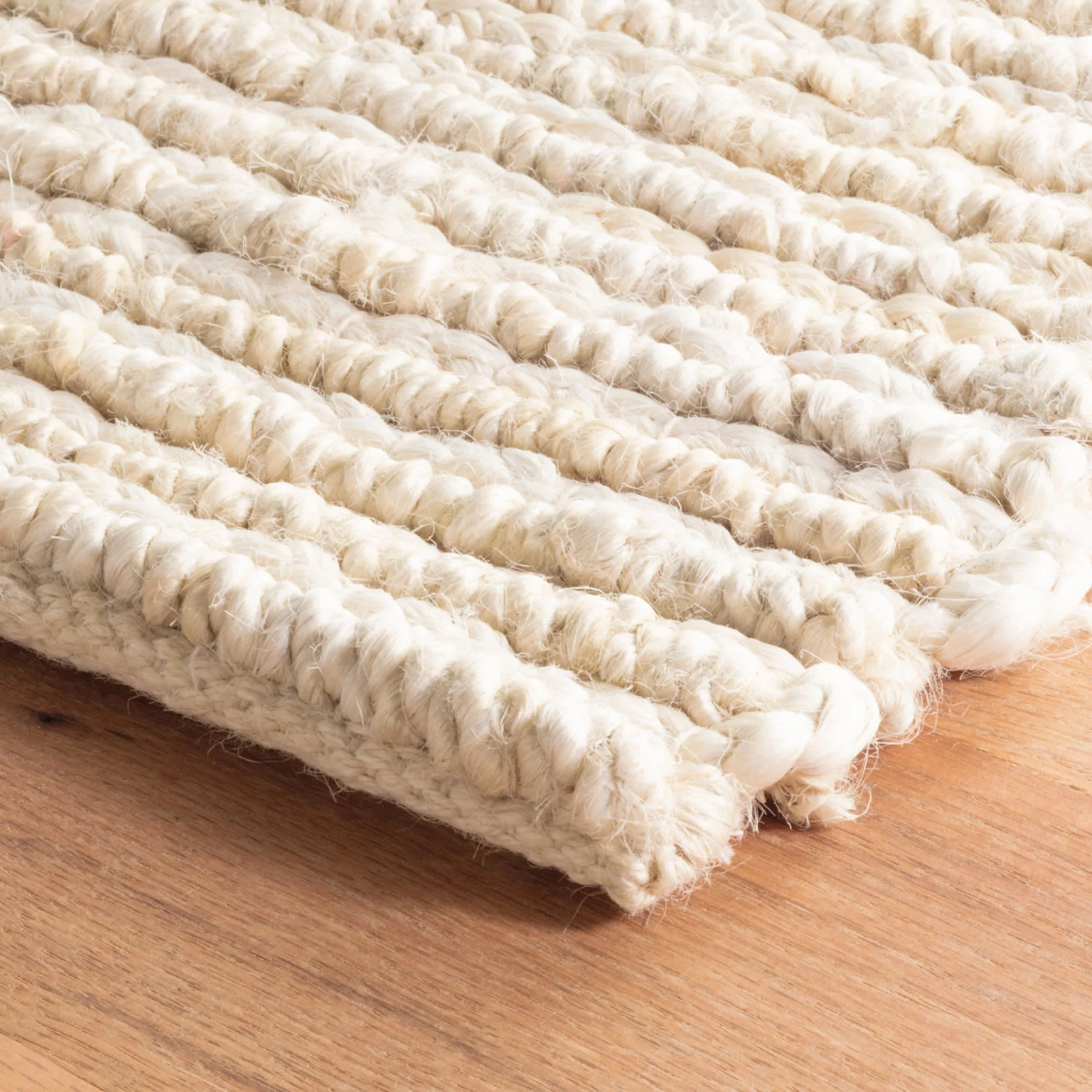 Dunes Handwoven Jute Rug | Bleached Oak - Image 6