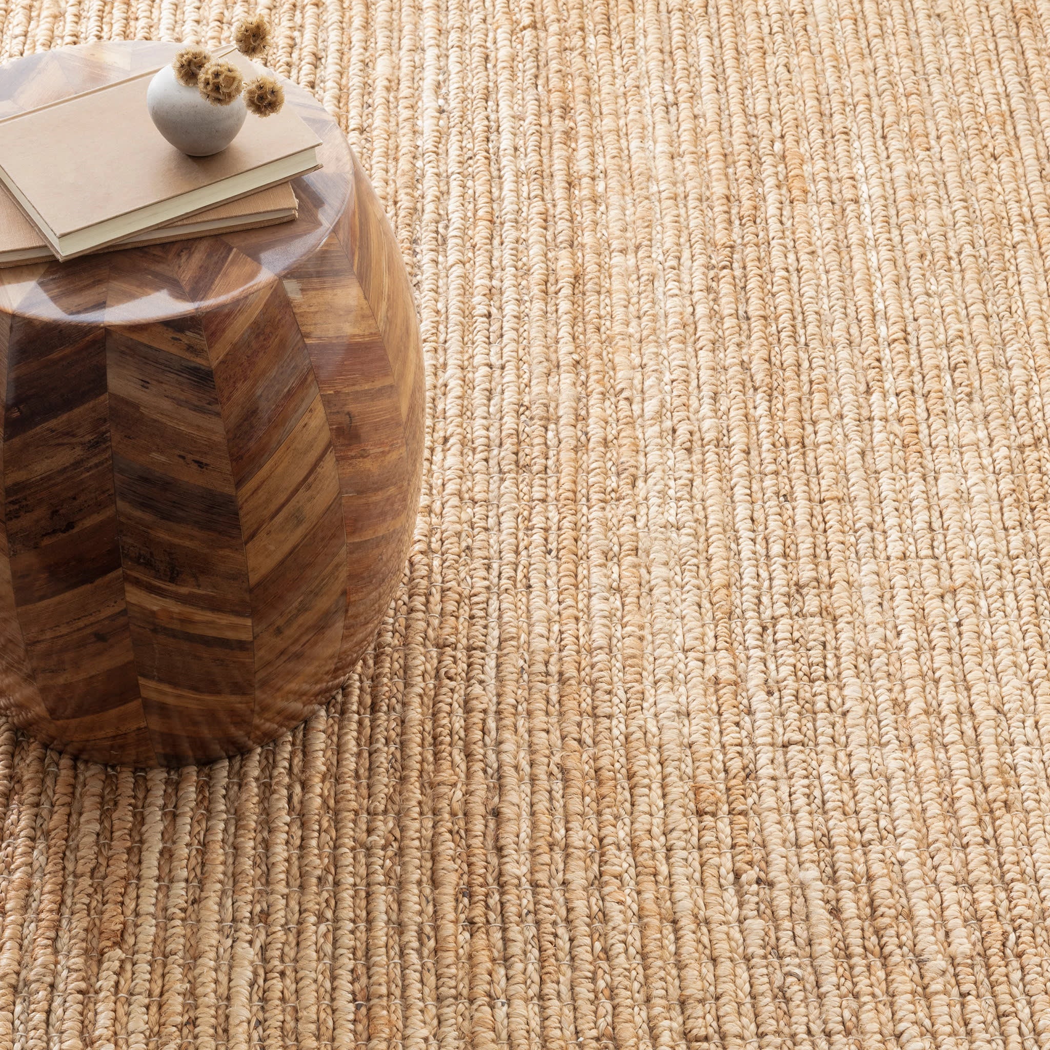 Dunes Handwoven Jute Rug | Natural - Image 3