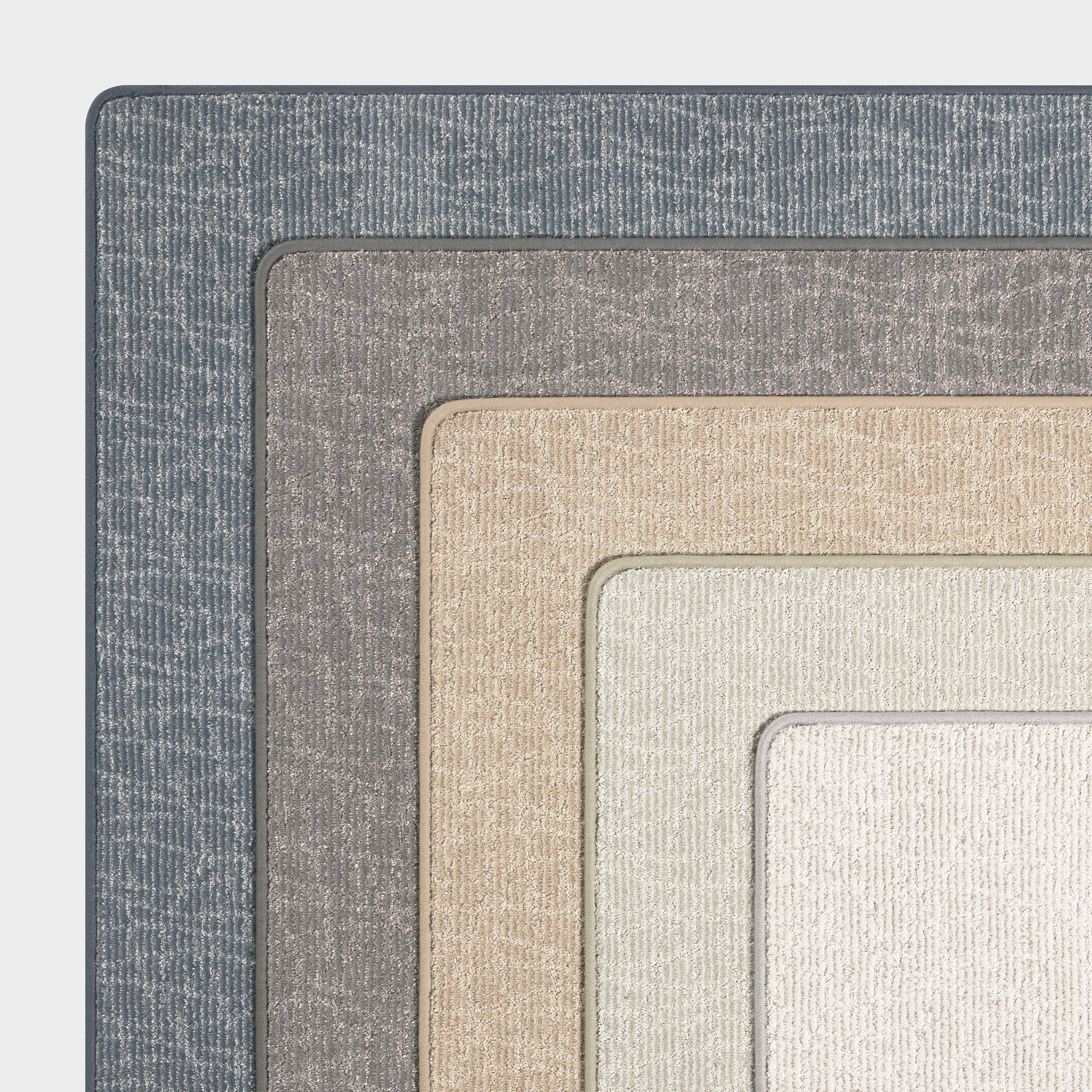 Dunlin Wavy Ridged Custom Rug | Beige Grey - Image 5