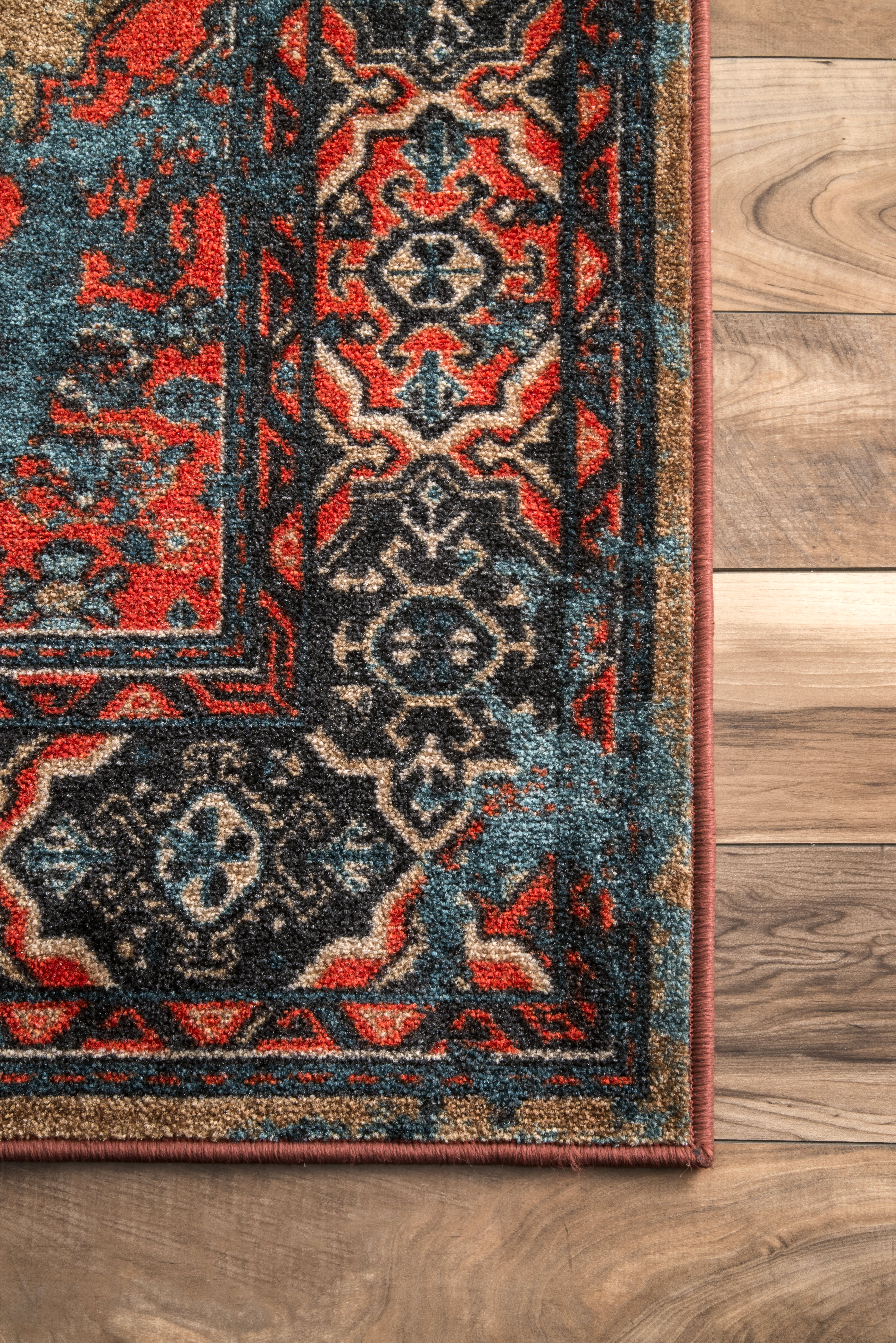 Dyed Diamonds Rug | Multicolor - Image 3
