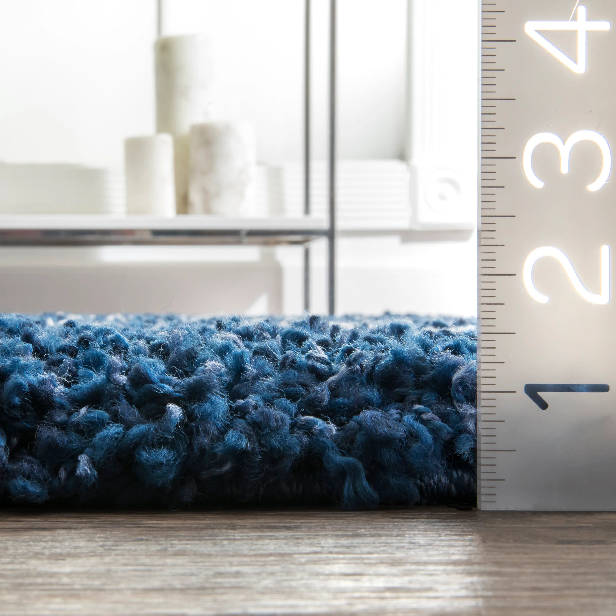 Easy Shag Rug | Blue - Image 5