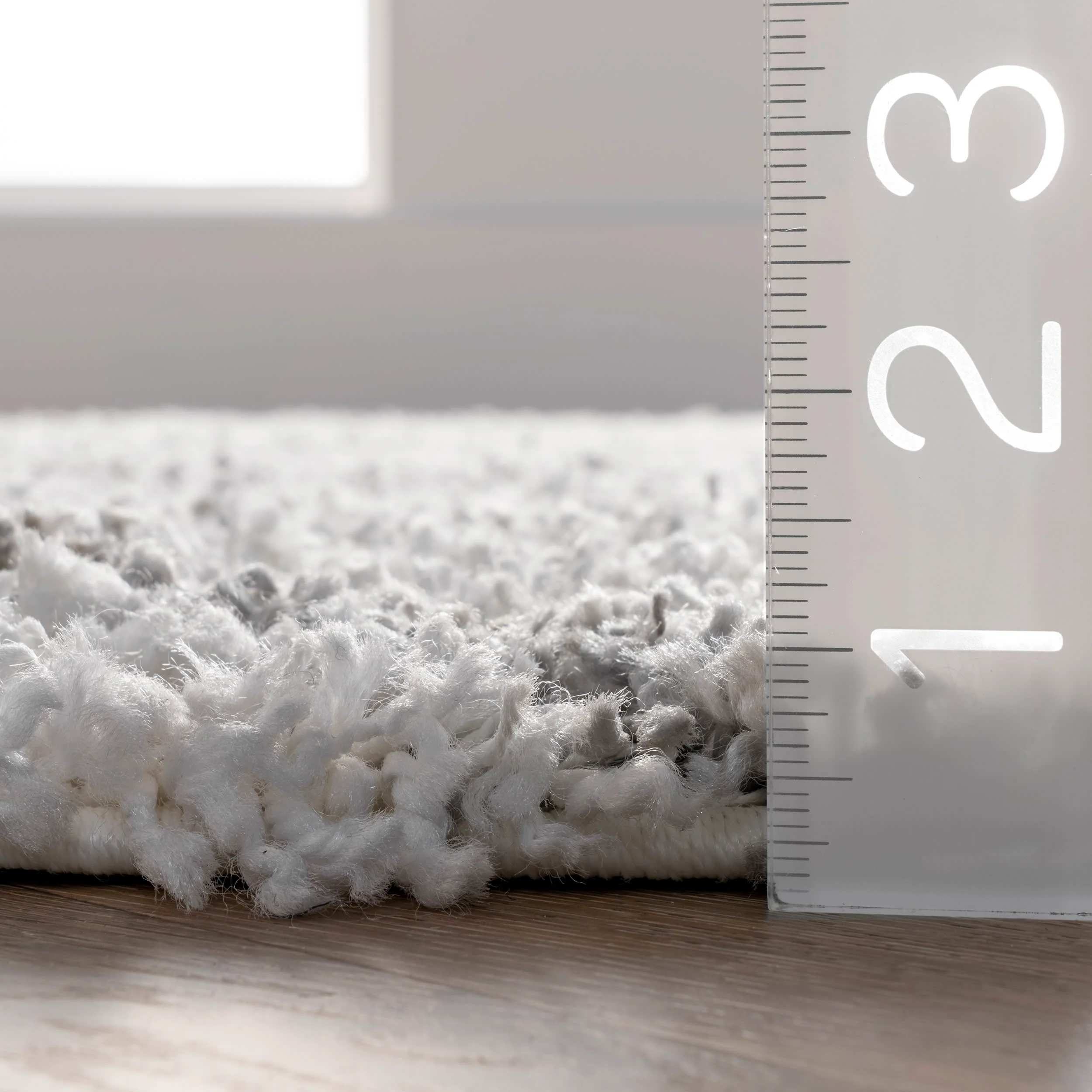 Easy Shag Rug | White - Image 5