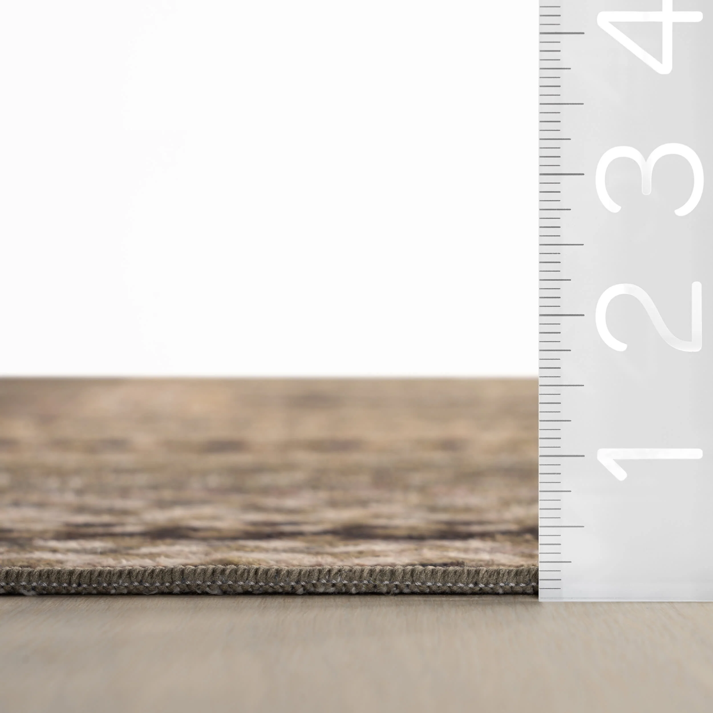 Ebonelle Bordered Bohemian Washable Rug | Brown - Image 5
