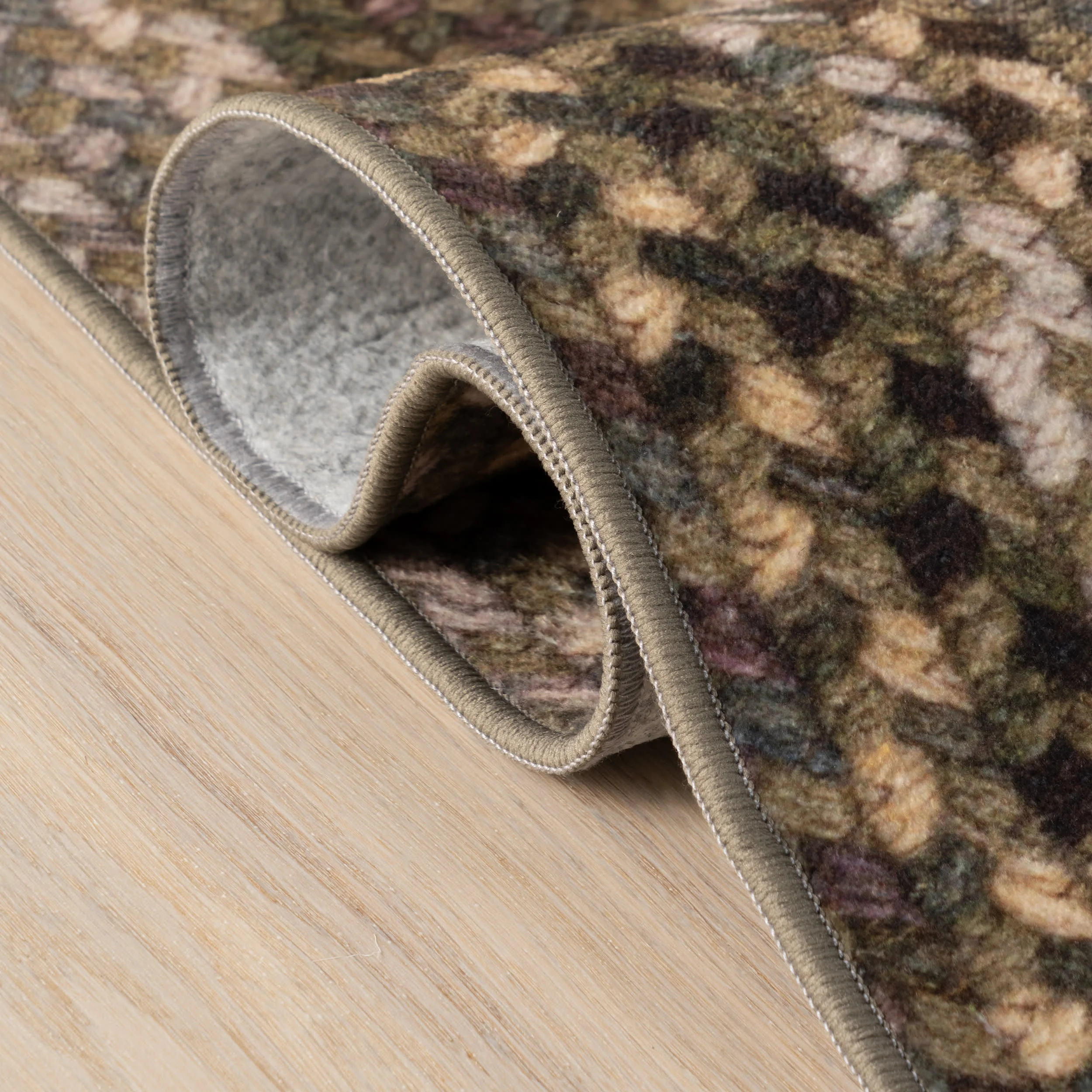 Ebonelle Bordered Bohemian Washable Rug | Brown - Image 7